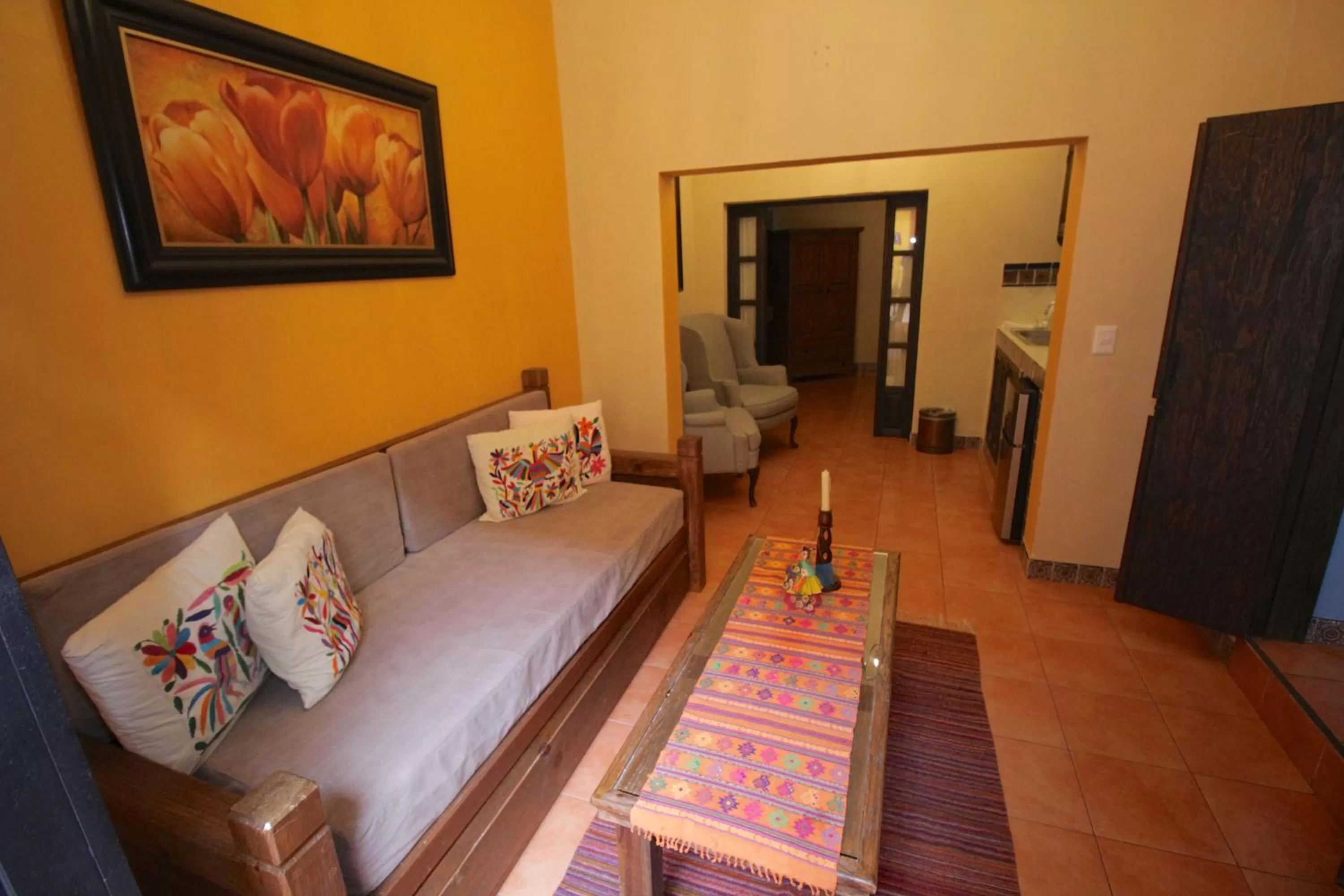 Living room, Bed in Casa Mia Suites