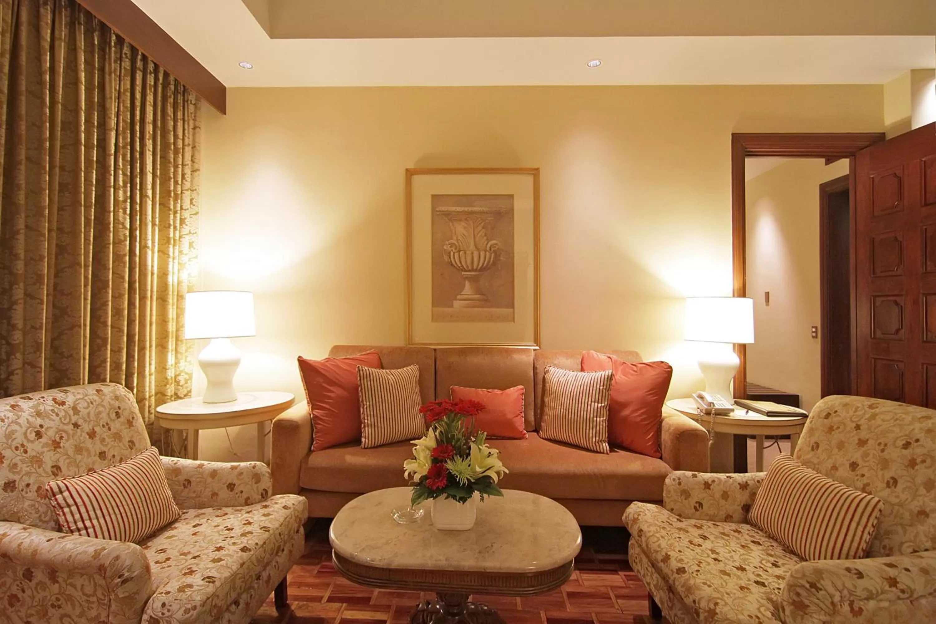 Living room in The Manila Hotel