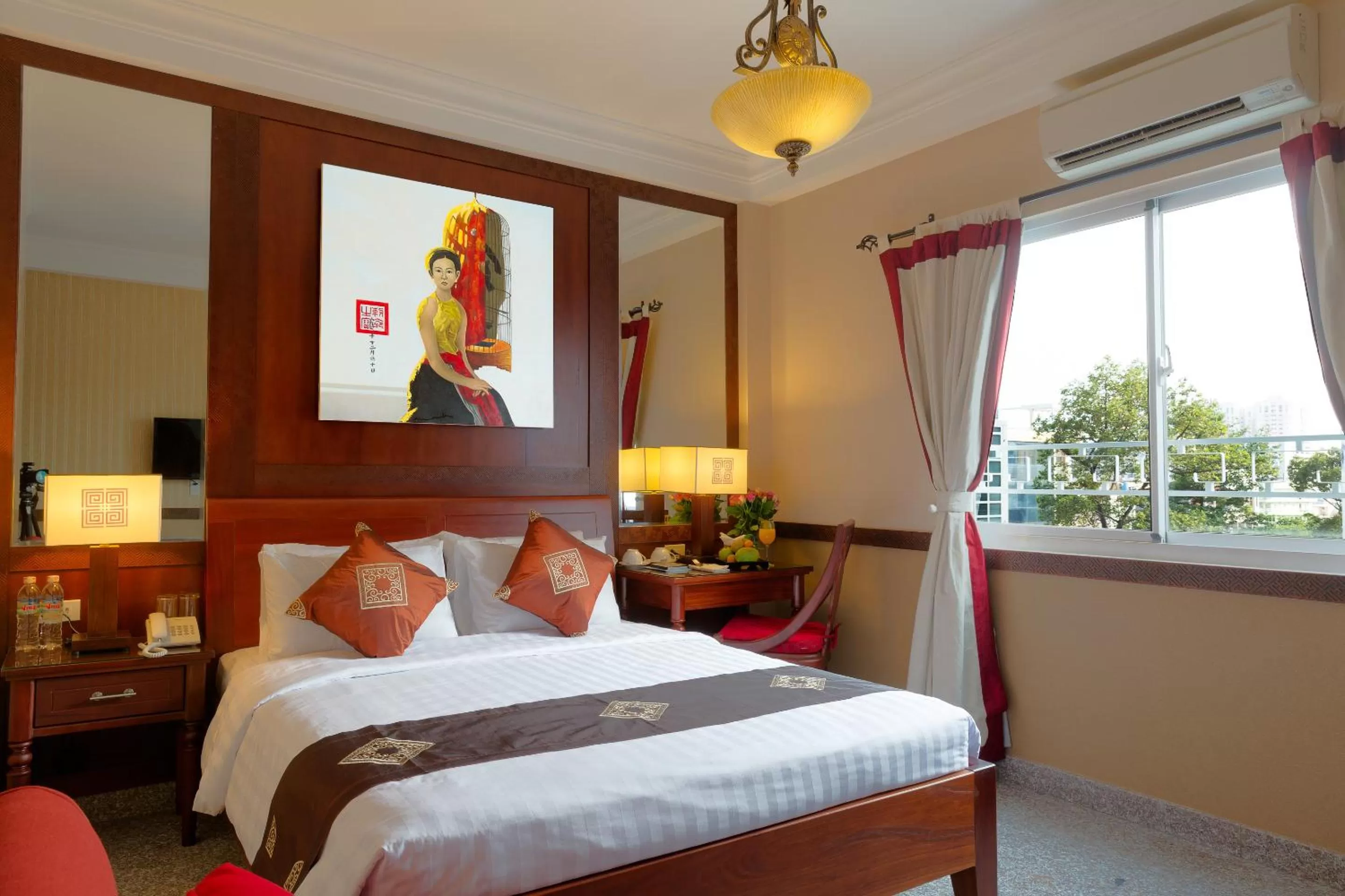 Bed in Ben Thanh Boutique Hotel