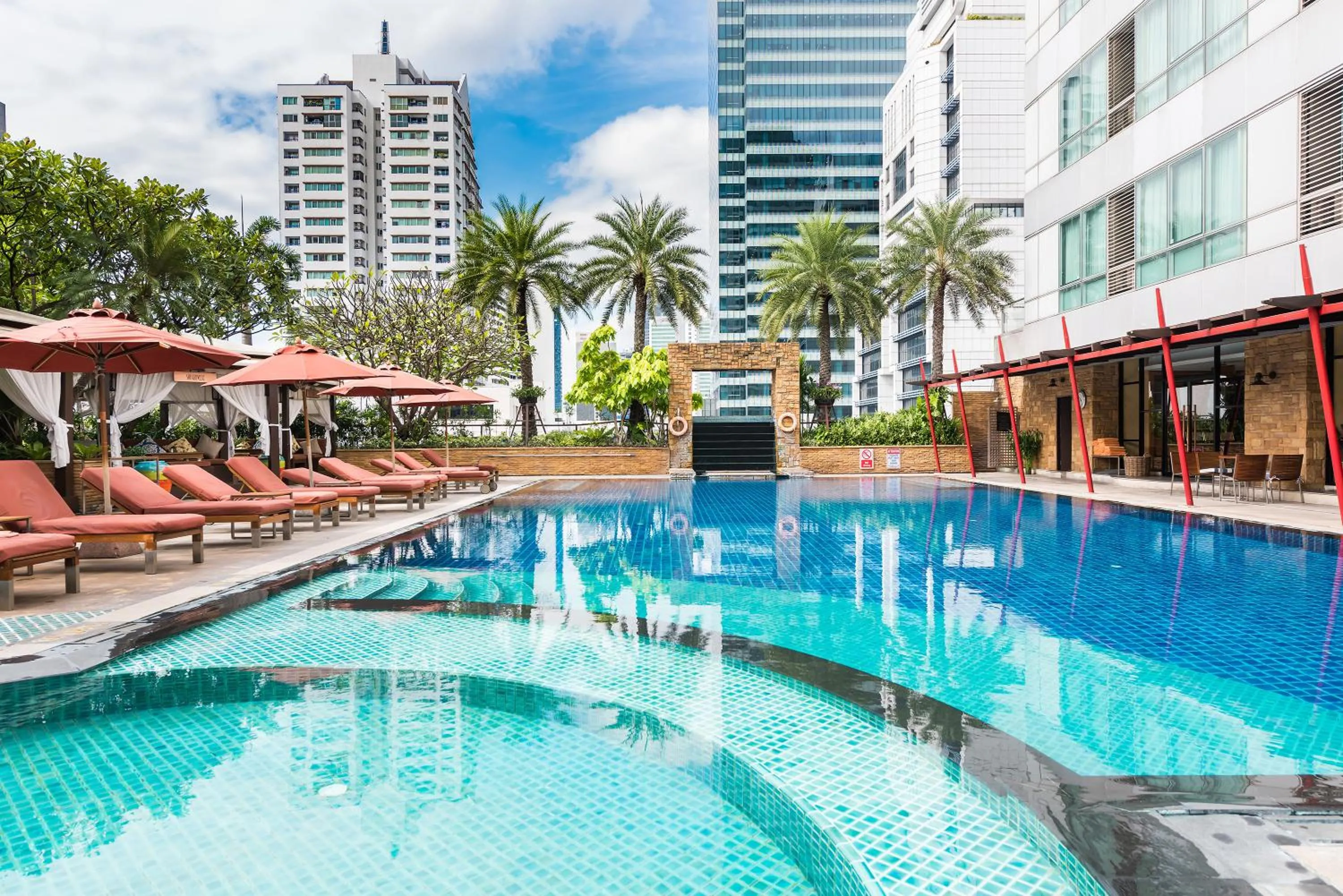 Swimming pool in Ascott Sathorn Bangkok