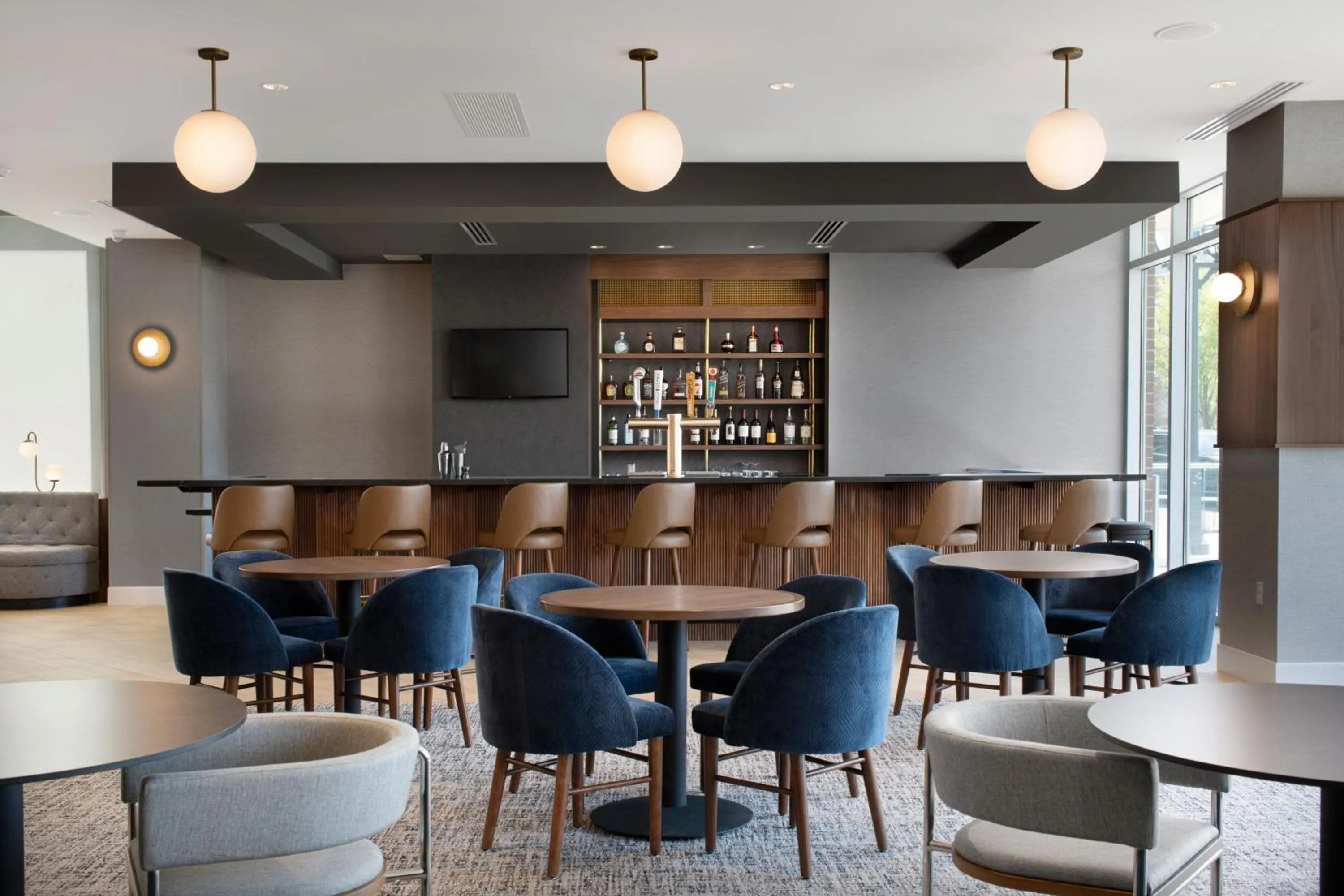 Lounge or bar in Residence Inn by Marriott St Louis Clayton