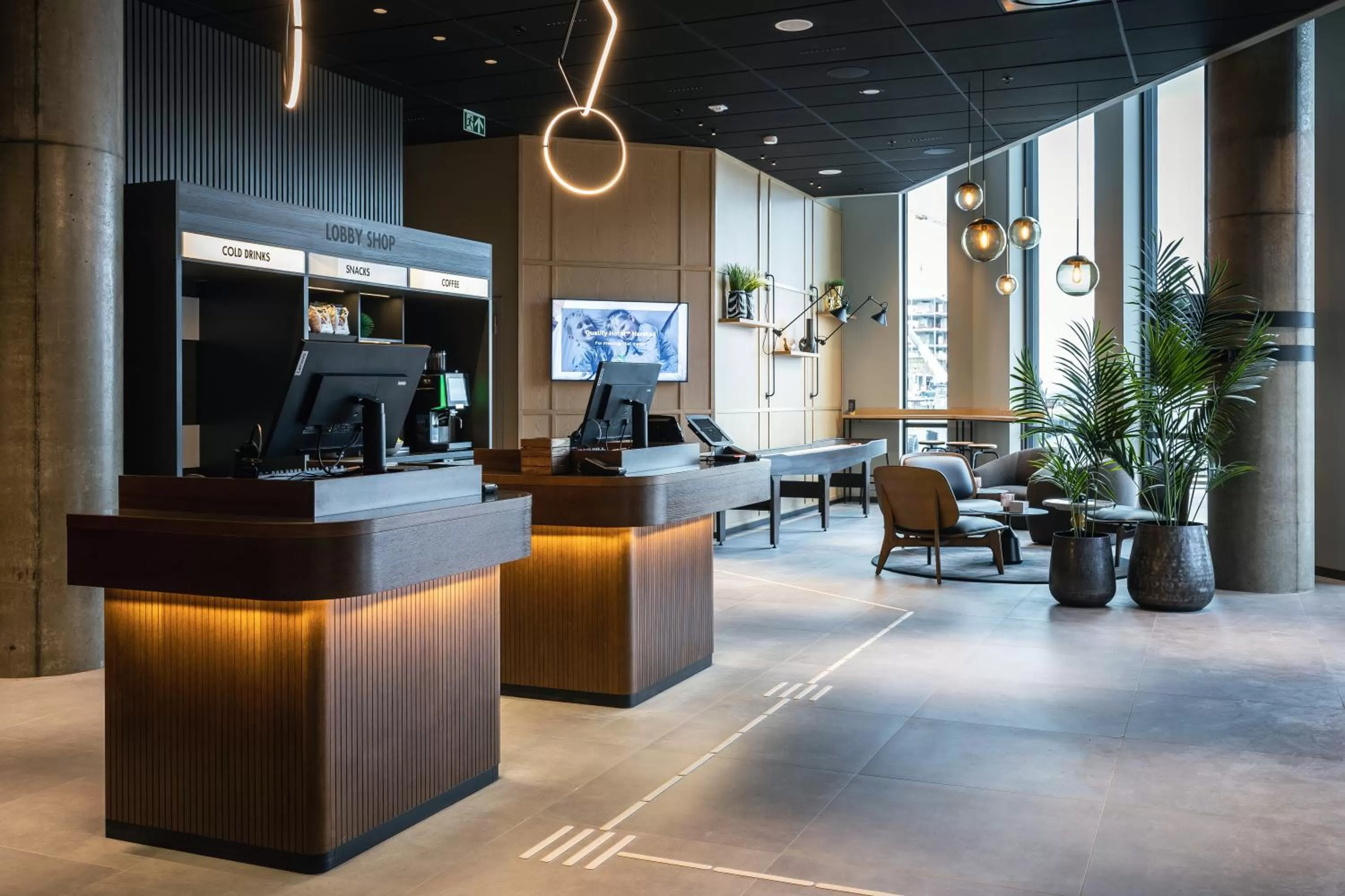 Lobby or reception in Quality Hotel Harstad