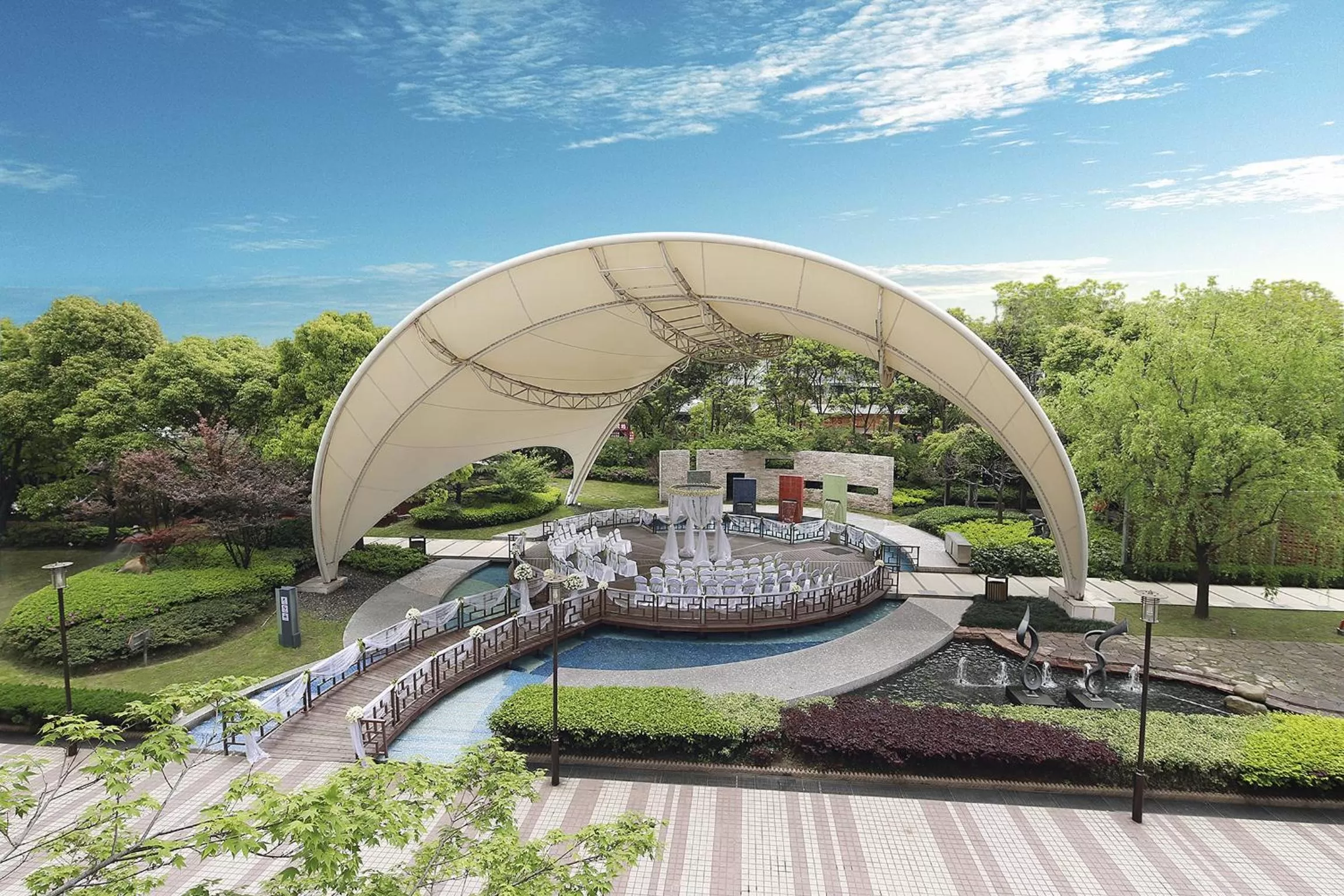 Bird's eye view in The Eton Hotel Shanghai