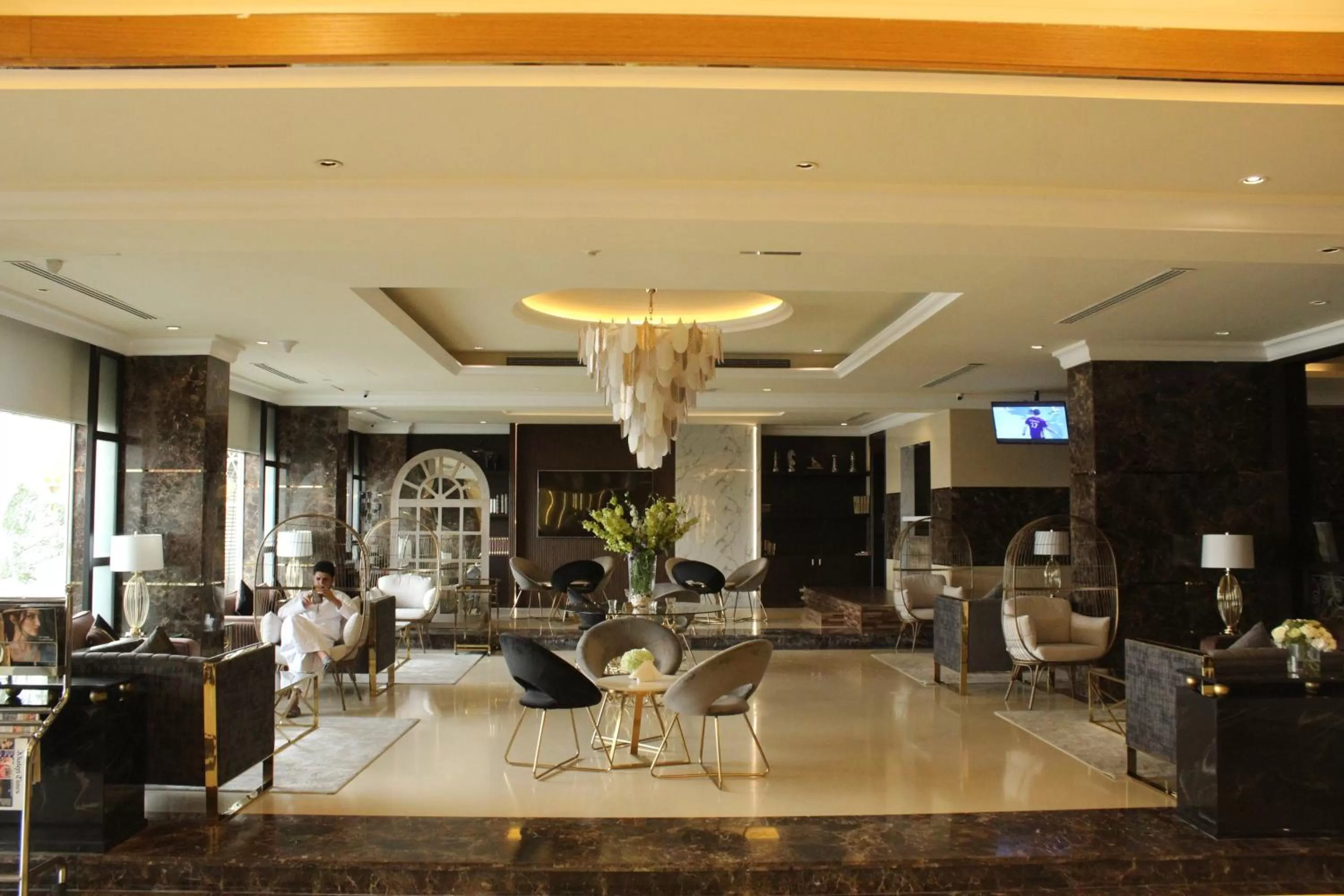 Lobby or reception in Al Khaleej Palace Deira Hotel