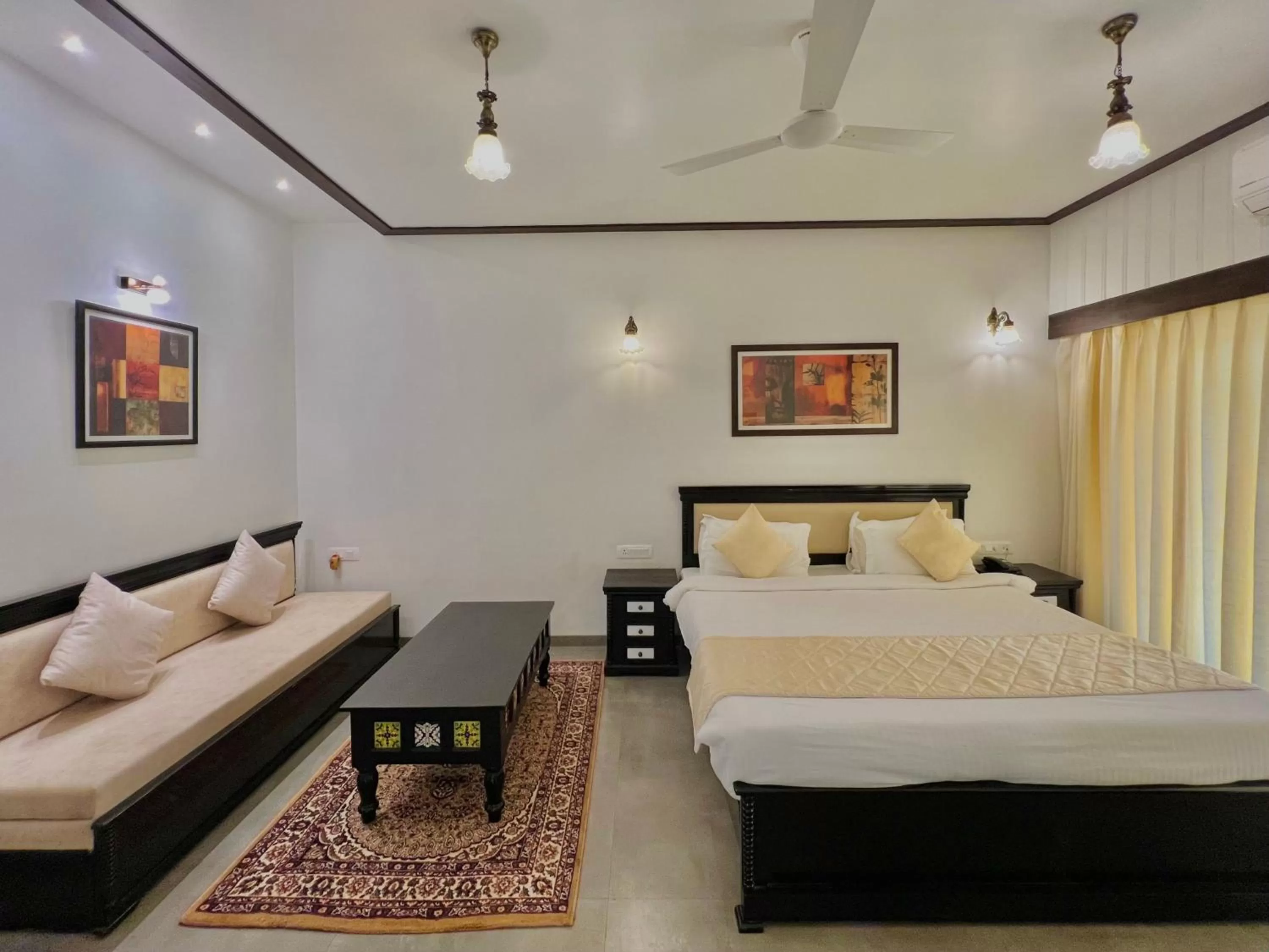 Bed in Tranquil Resort & Spa