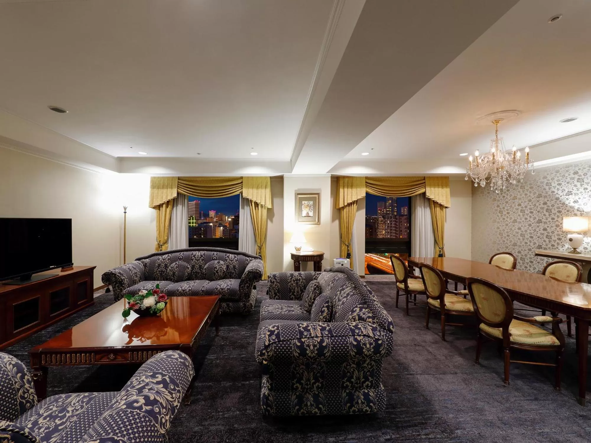 Living room in Premier Hotel -Tsubaki- Sapporo