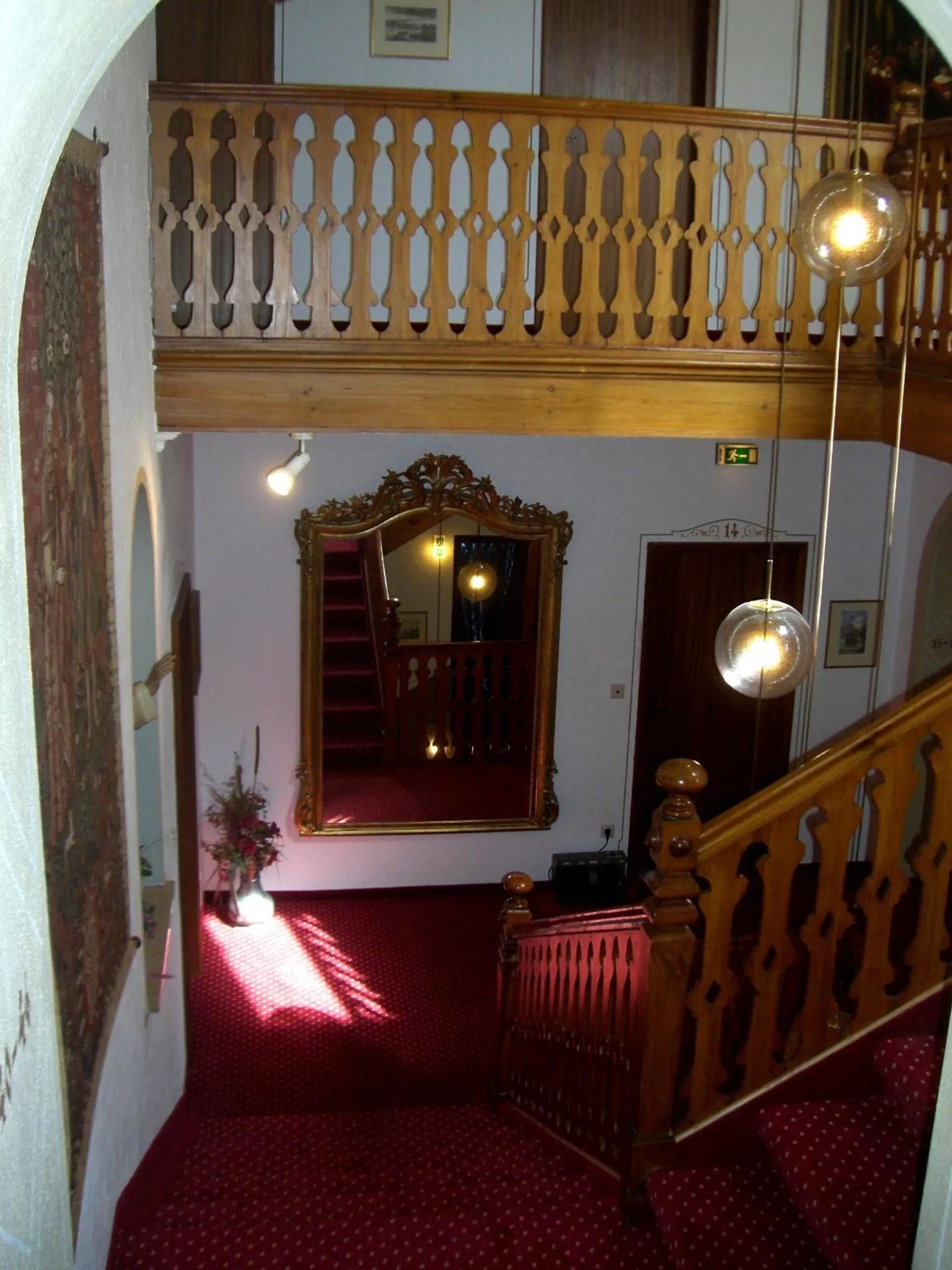 Decorative detail in Hotel Krone