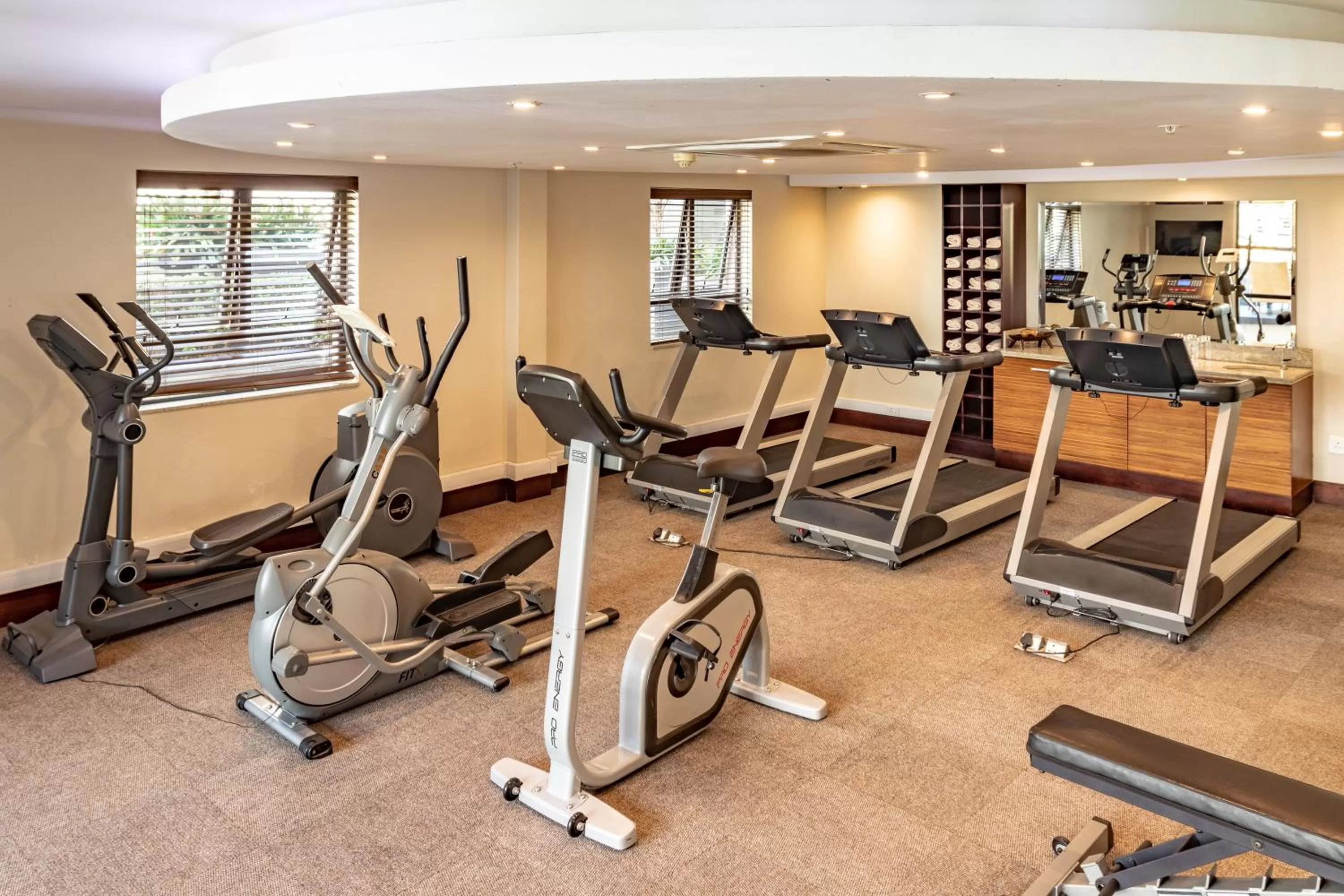 Fitness centre/facilities in City Lodge Hotel at OR Tambo International Airport