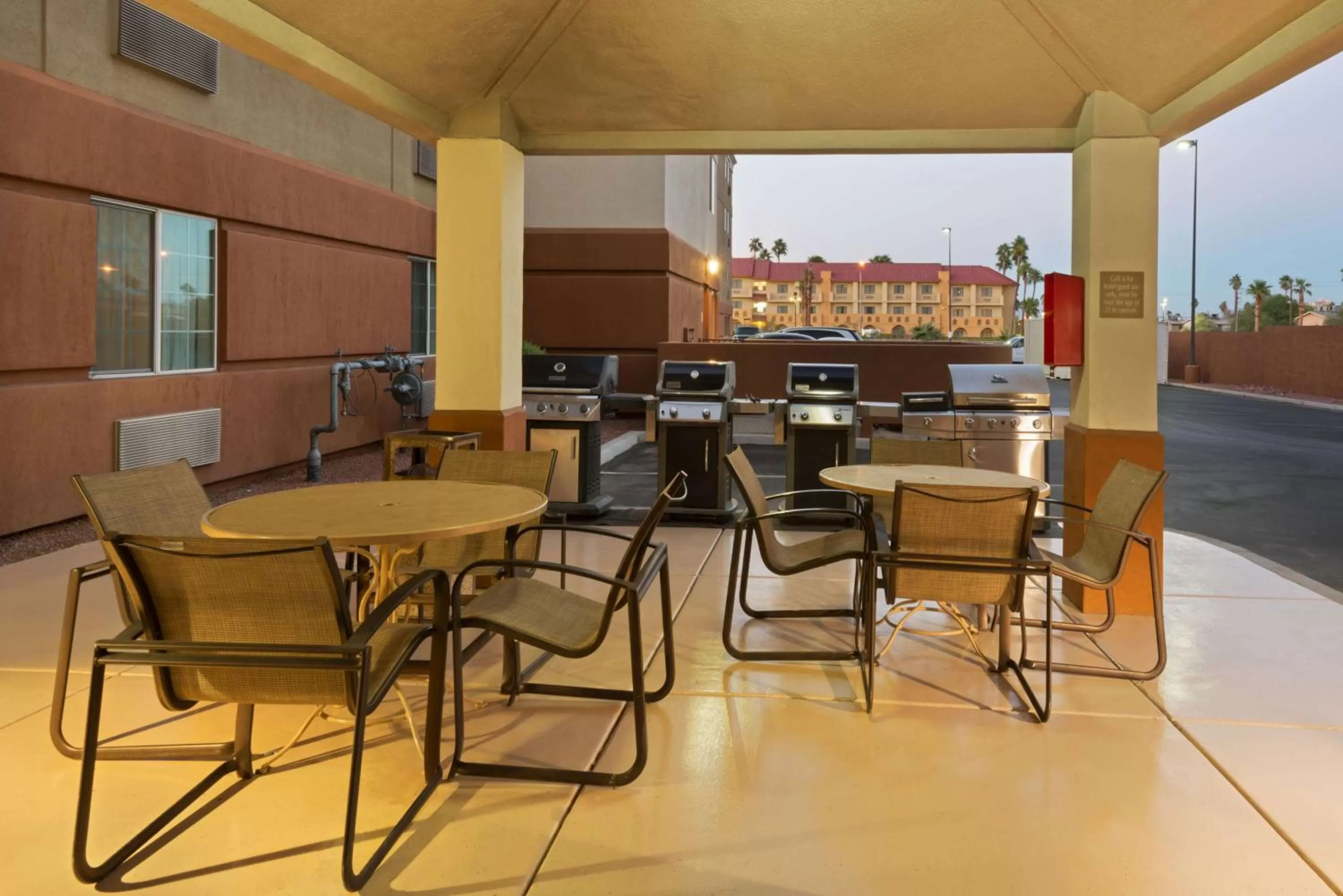 Patio in Sonesta Simply Suites Las Vegas Convention Center