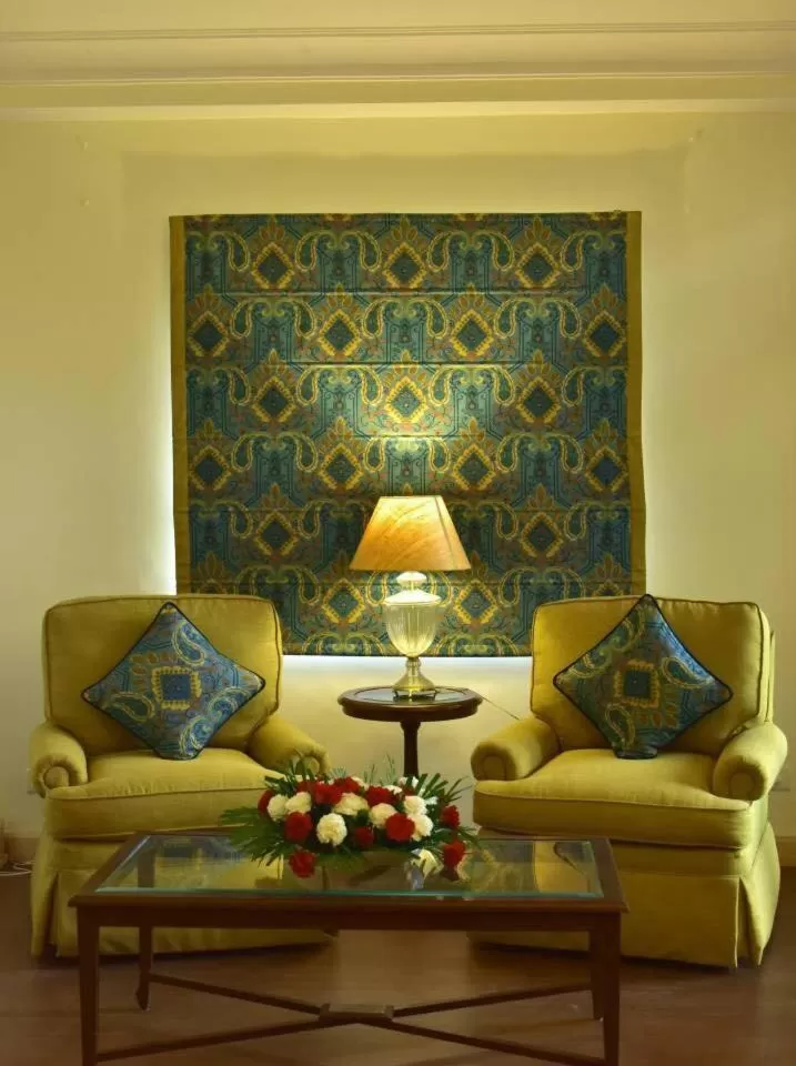 Seating area in The Oaktree House