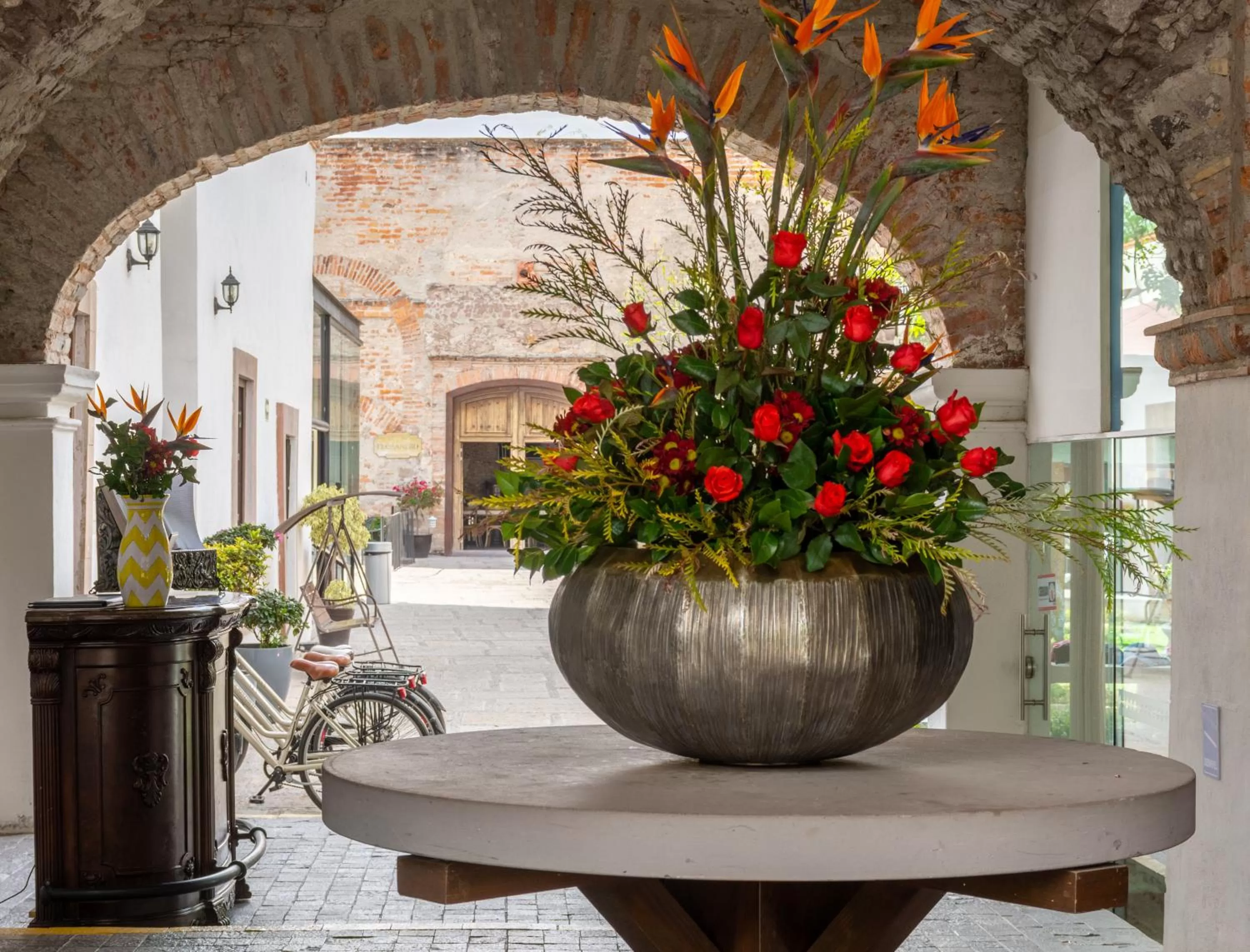 Lobby or reception in Hotel Hacienda San Cristóbal