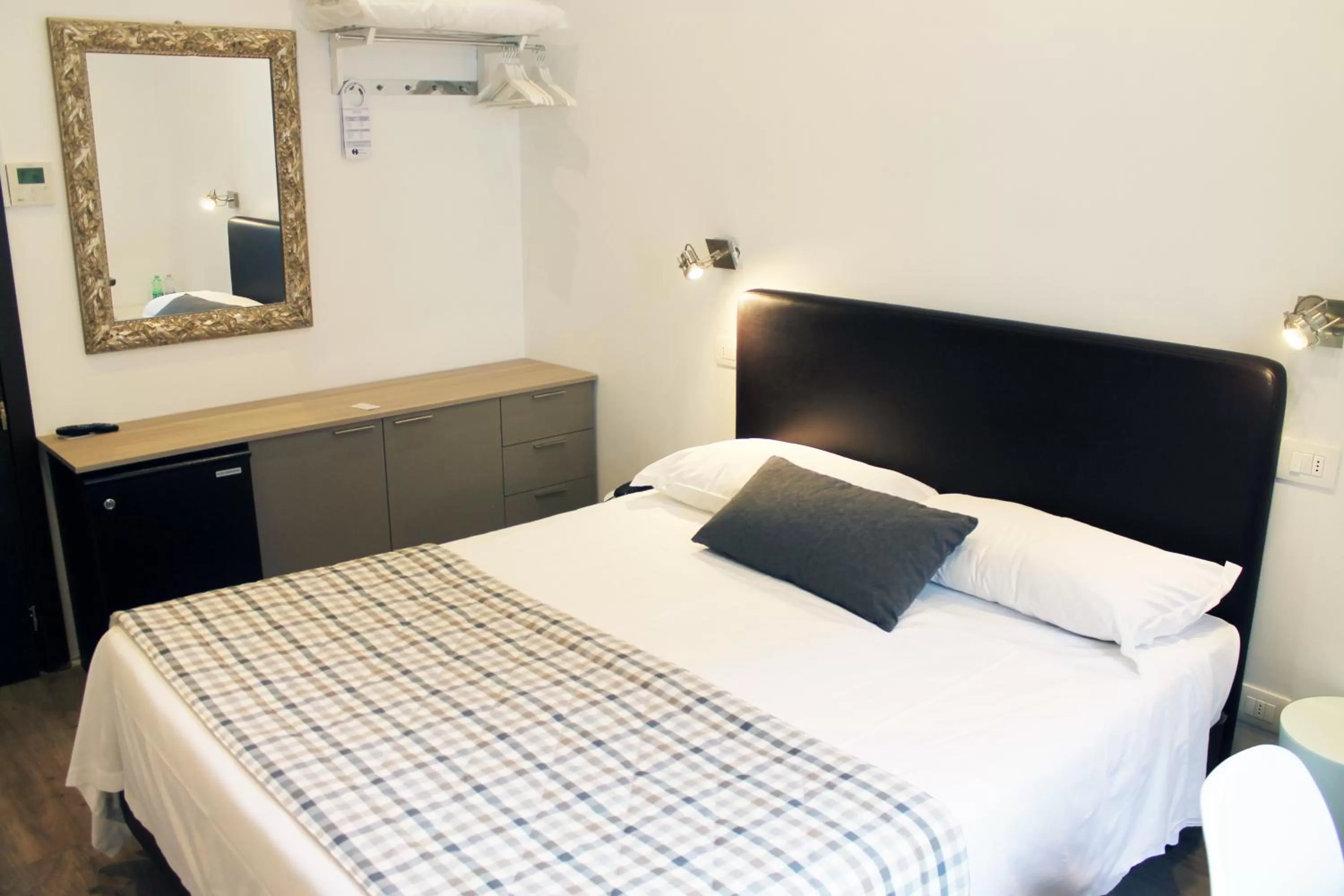 Bed in Hotel Bernina