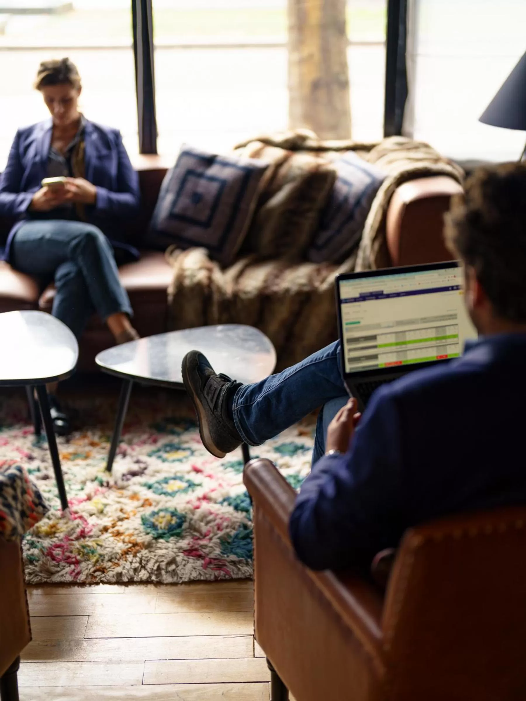 Seating area in Hôtel Clarisse