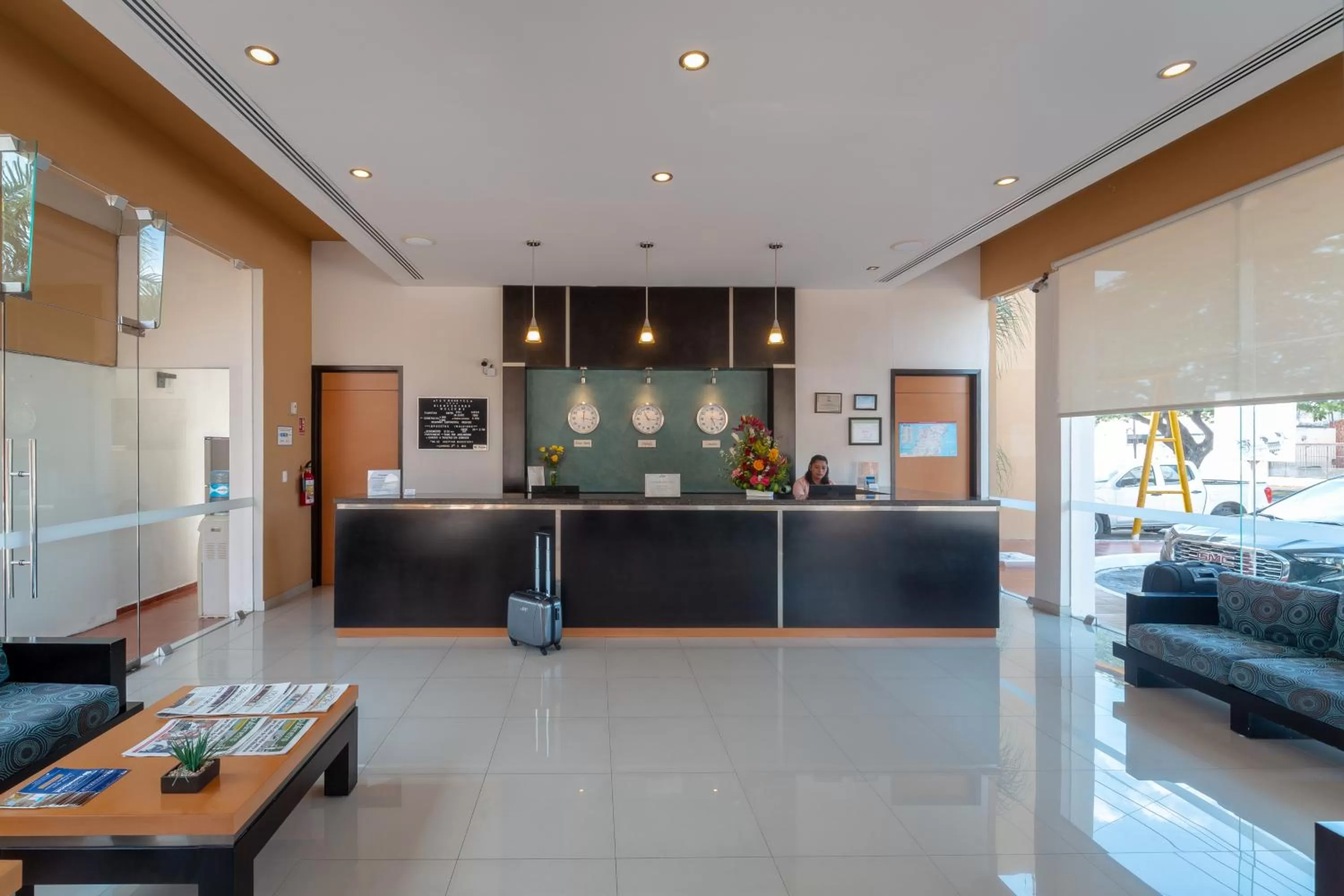 Lobby or reception in Tecnohotel Itzáes