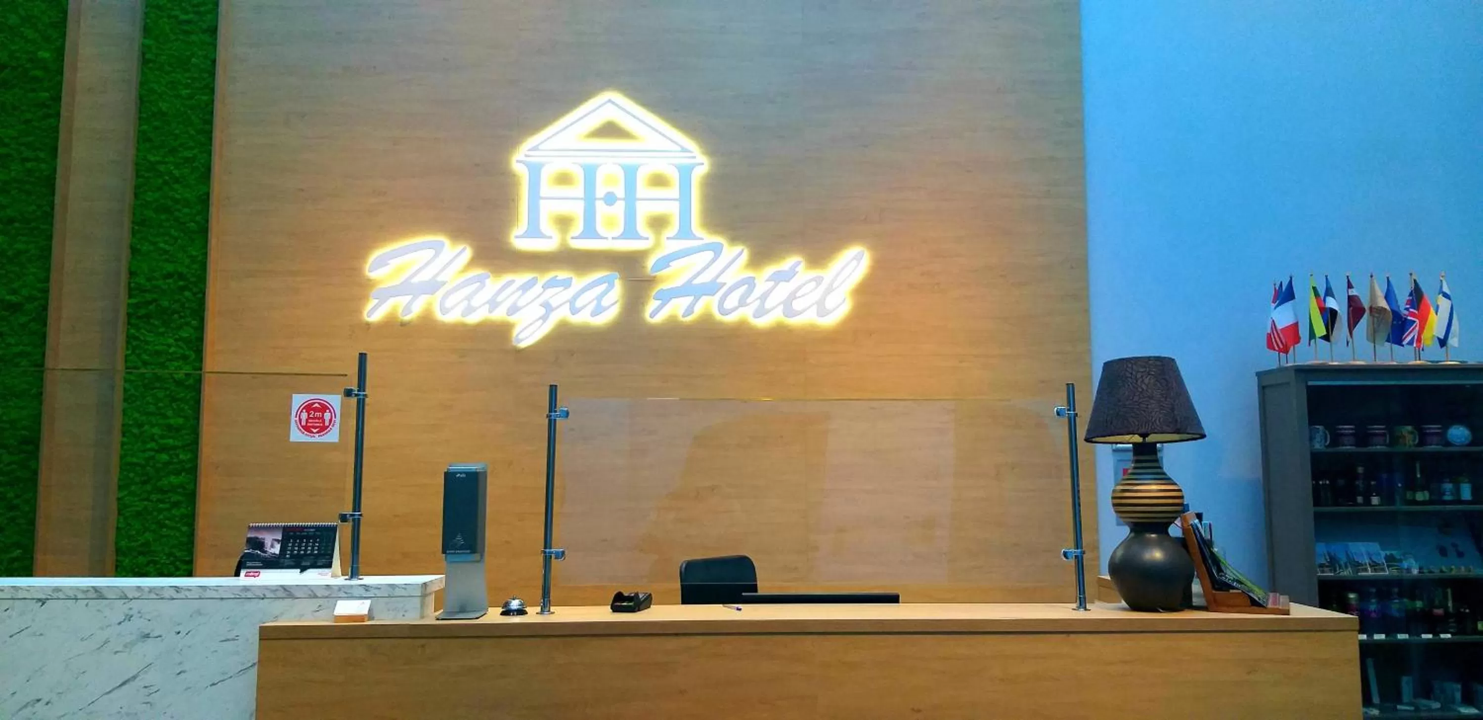 Lobby or reception in Hanza Hotel