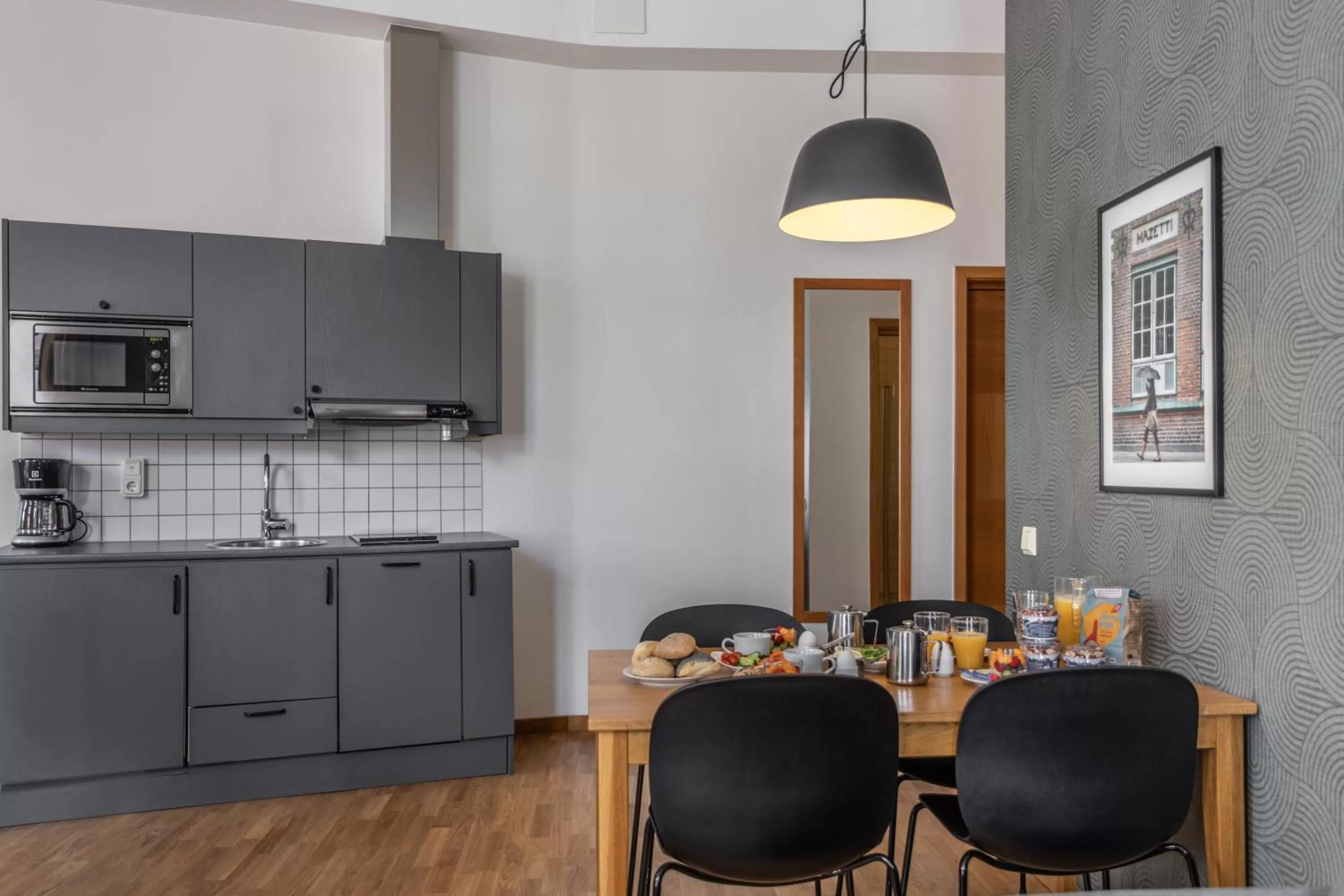 kitchen in The More Hotel Mazetti