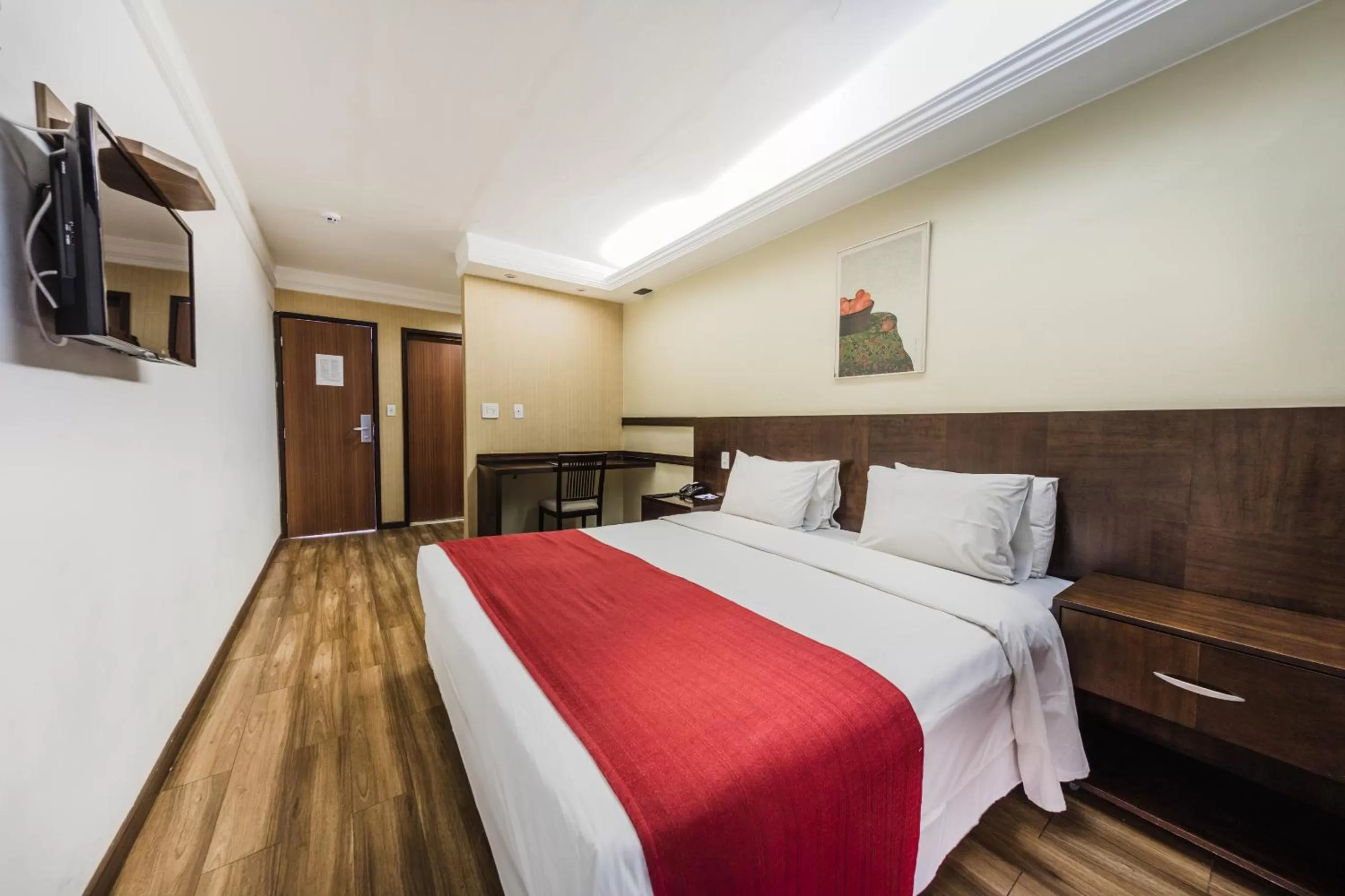 Bed in Plaza Bittar Hotel