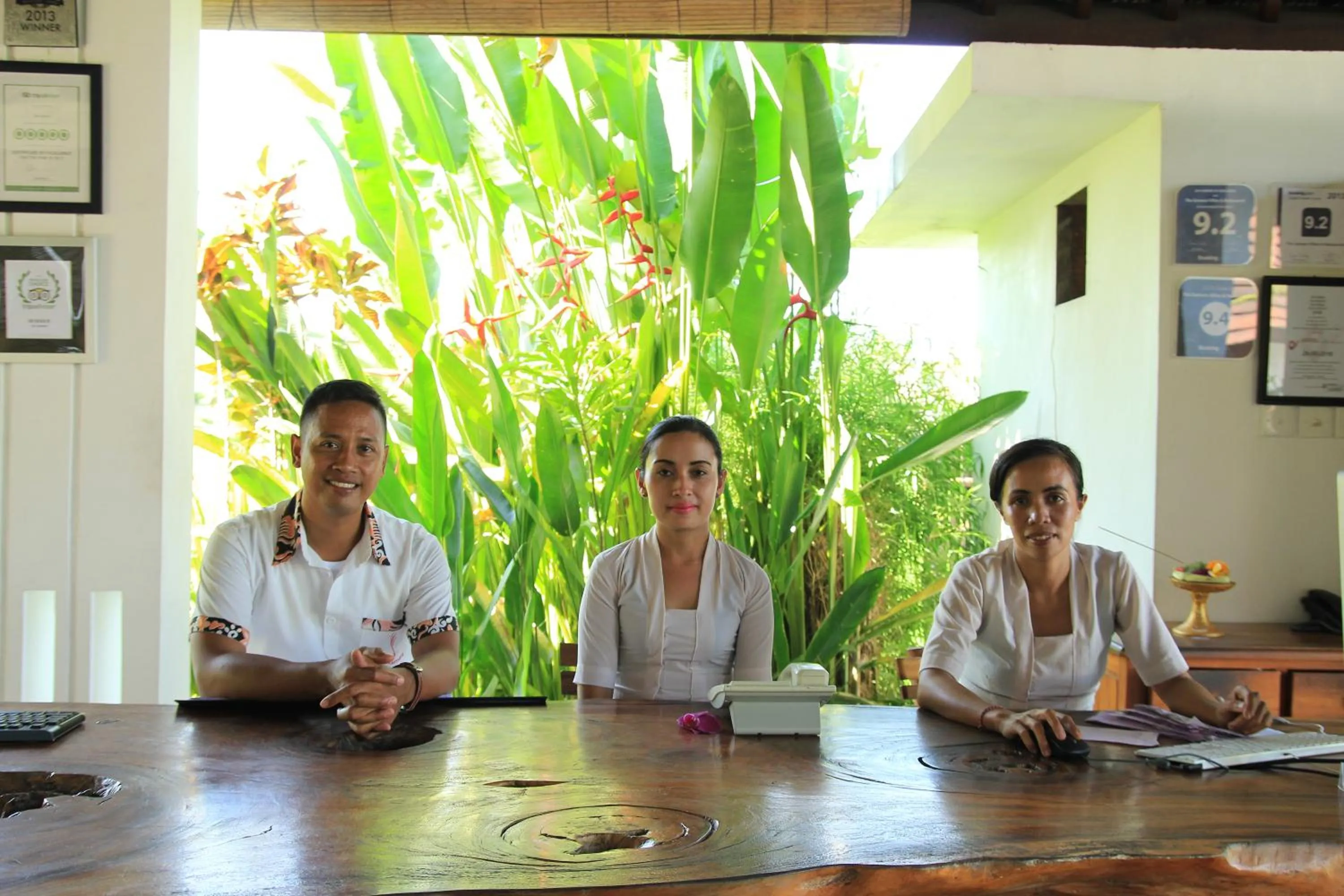 Staff in The Samara Villas & Restaurant