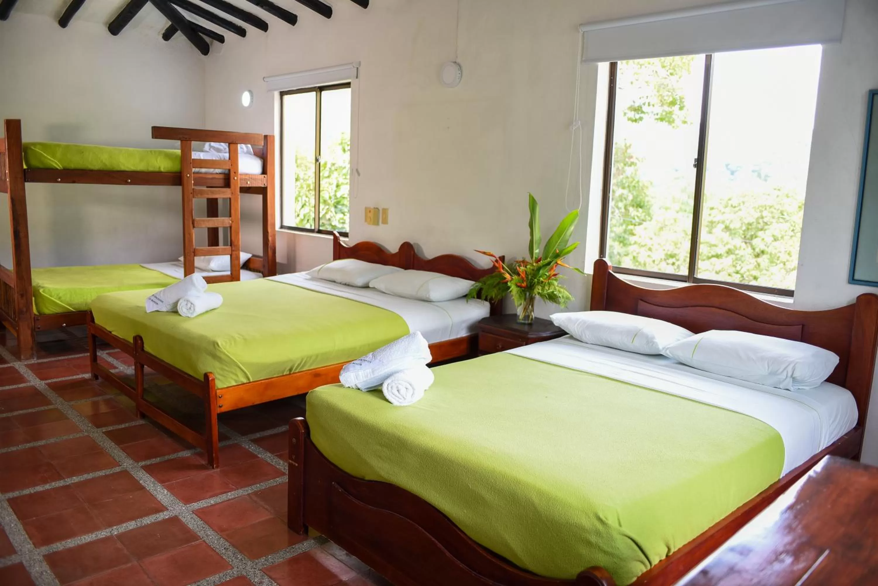 Bed in Hotel Hacienda la Bonita