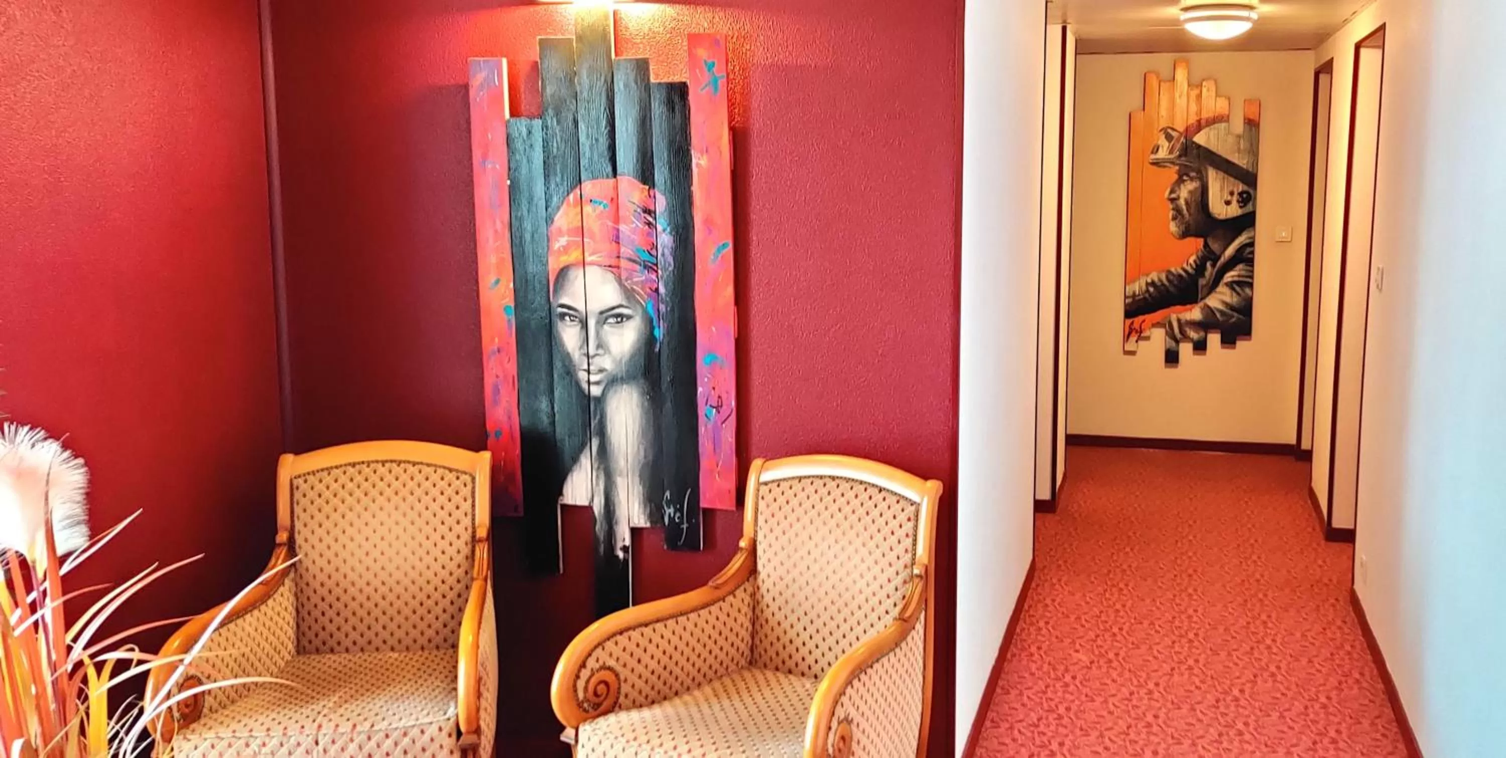 Living room in Hotel La Bosselle