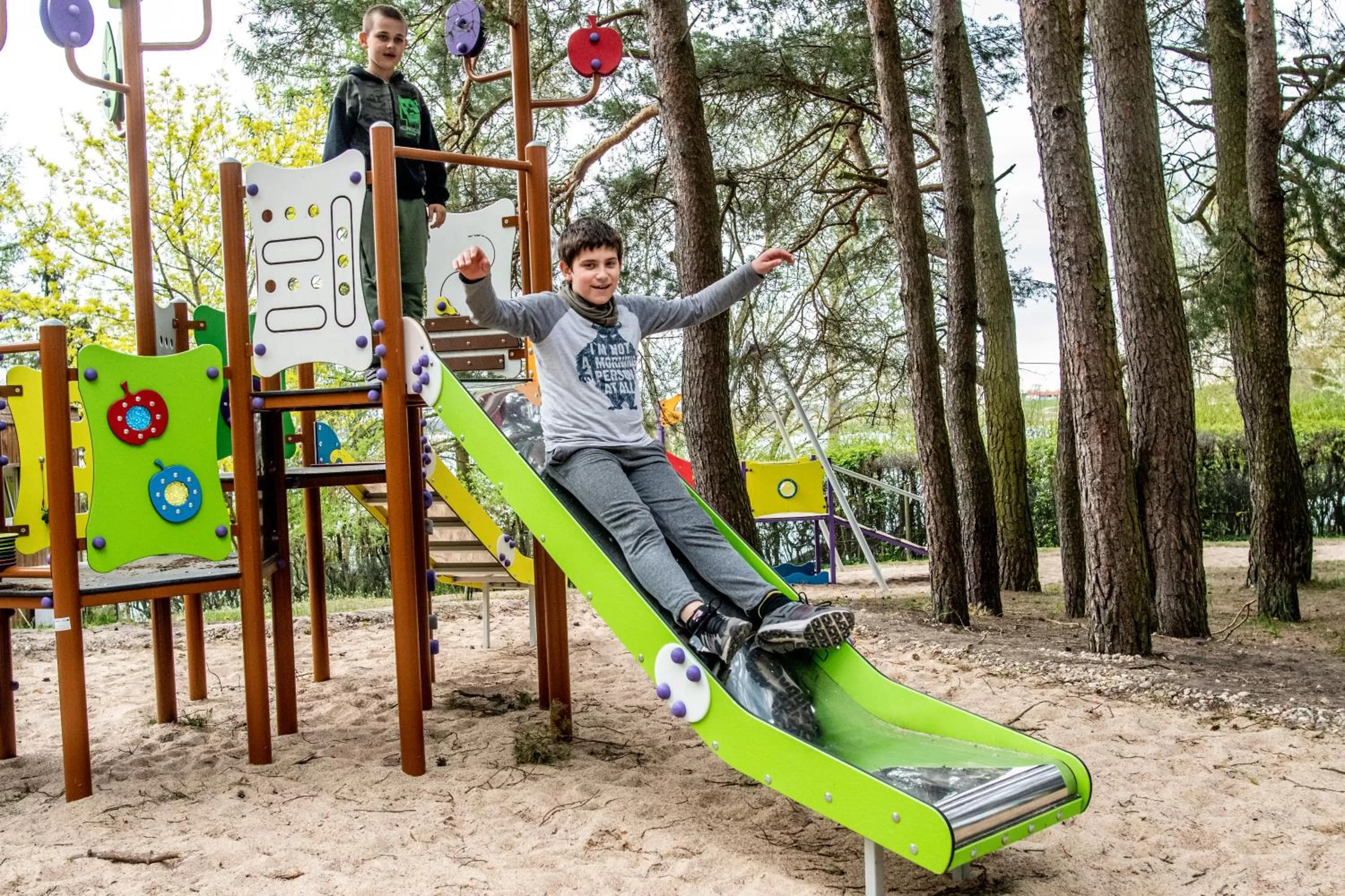 Children play ground in Róża Wiatrów