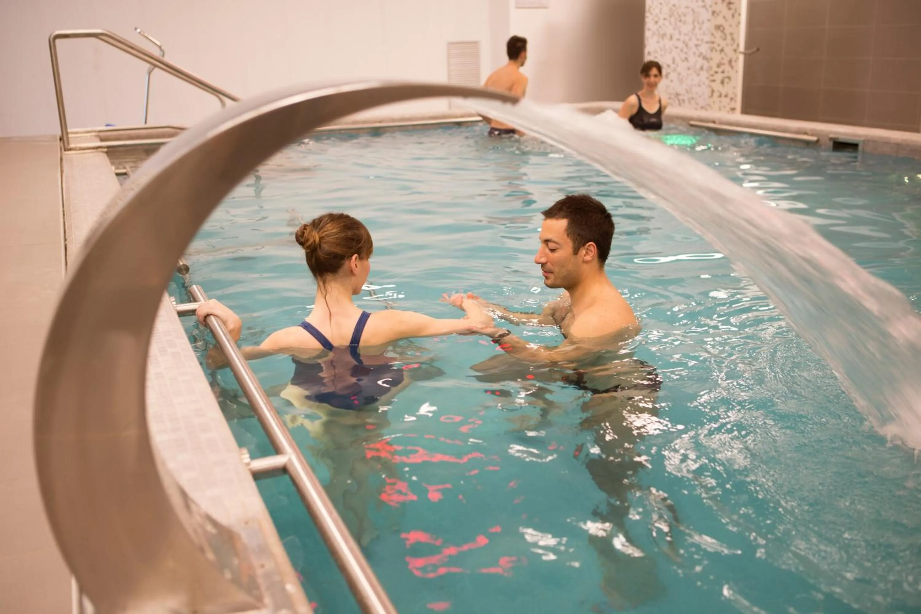 Hot Spring Bath in Hotel Fontana Olente