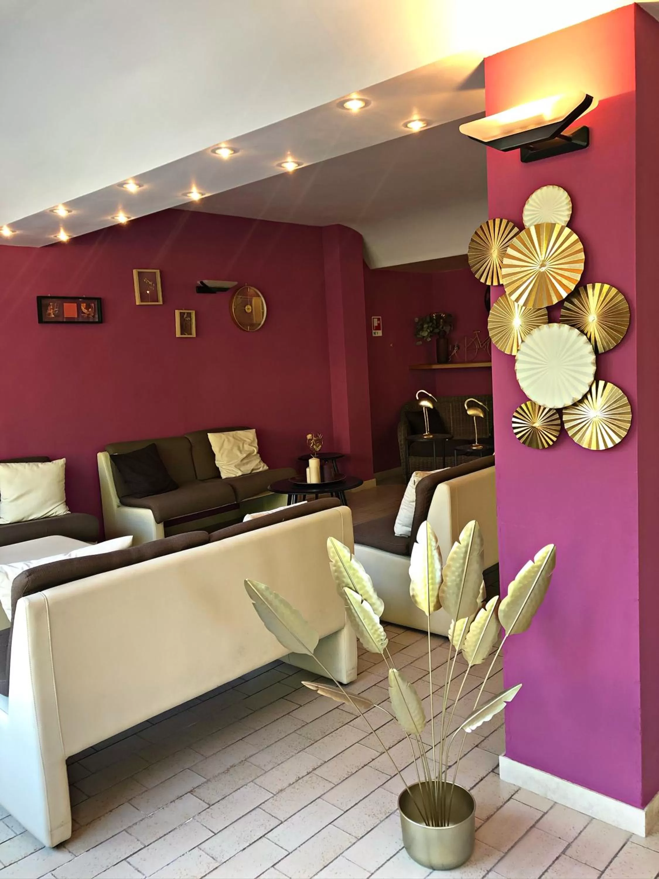 Lobby or reception, Bed in Hotel del Falco