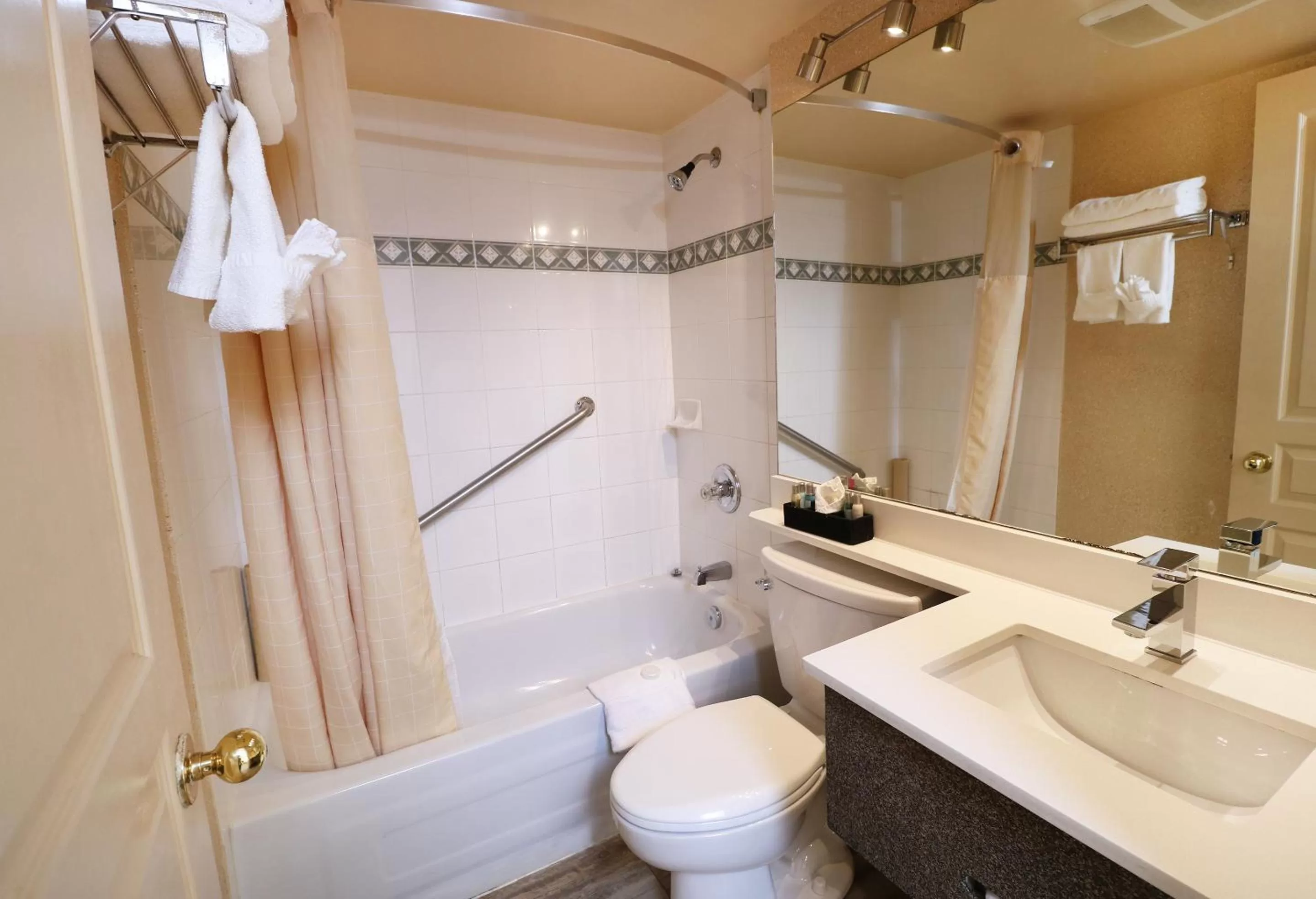 Toilet in Divya Sutra Suites on Robson Downtown Vancouver