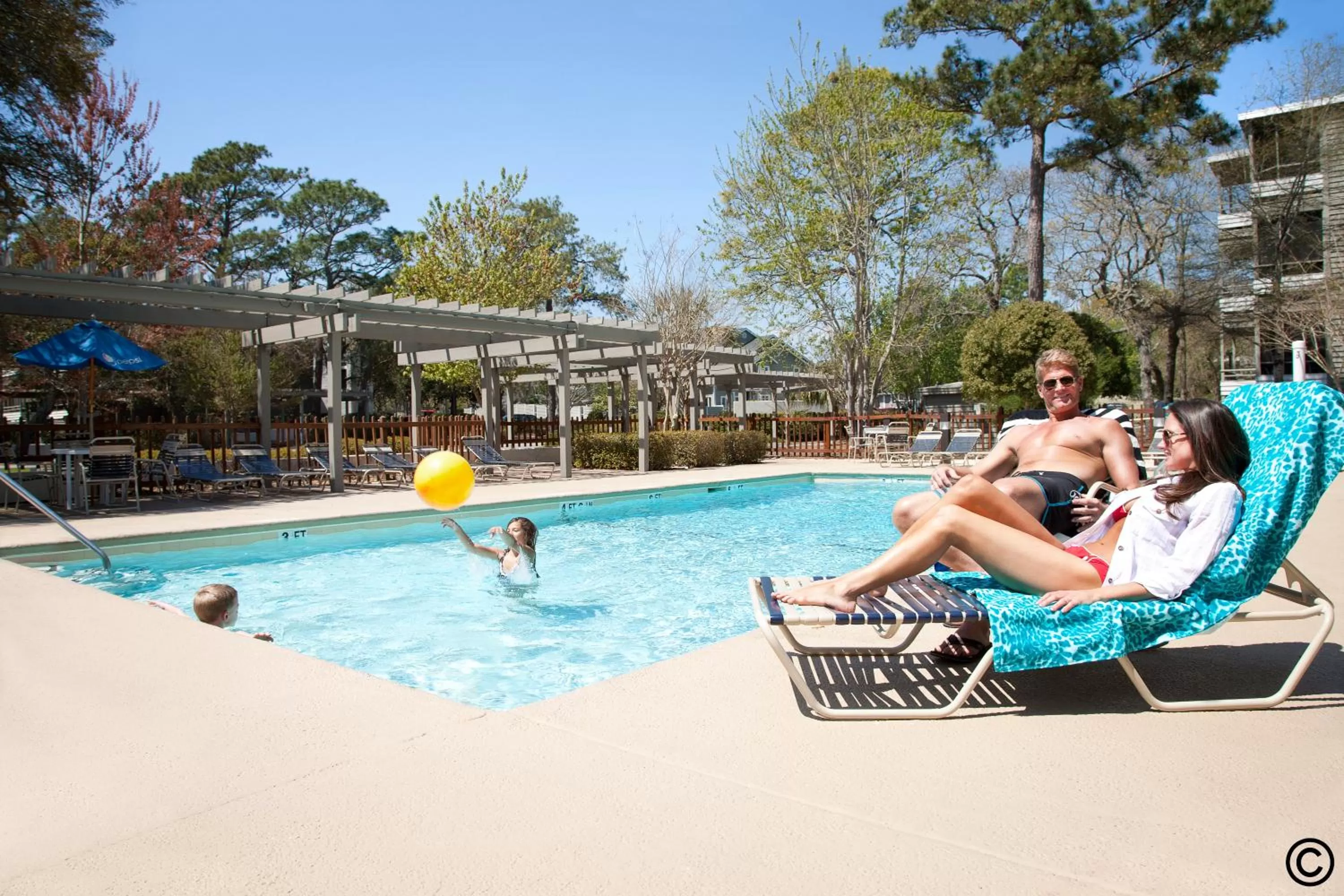 Swimming pool in Ocean Creek Resort
