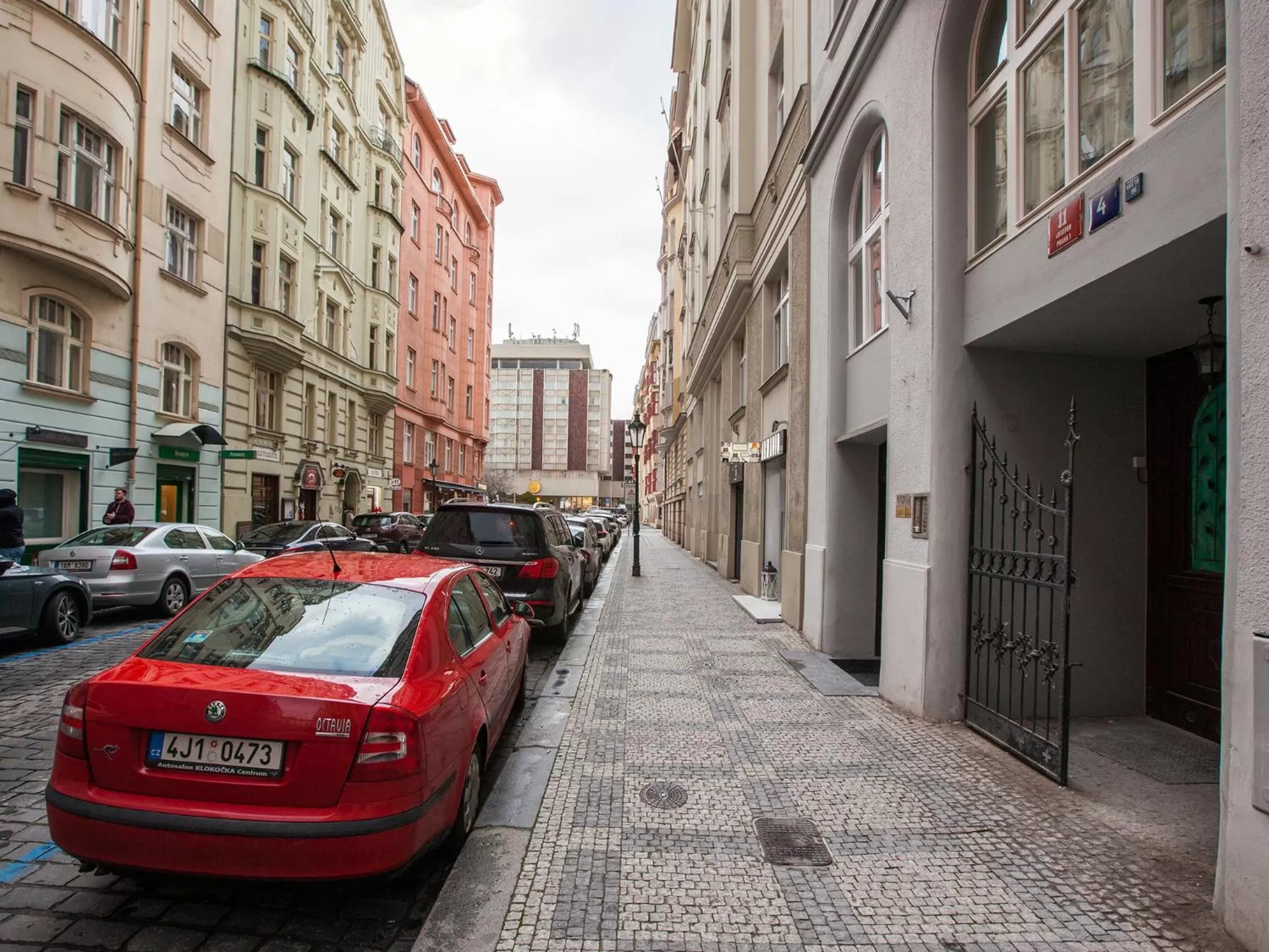 Facade/entrance in Golden Prague Rooms