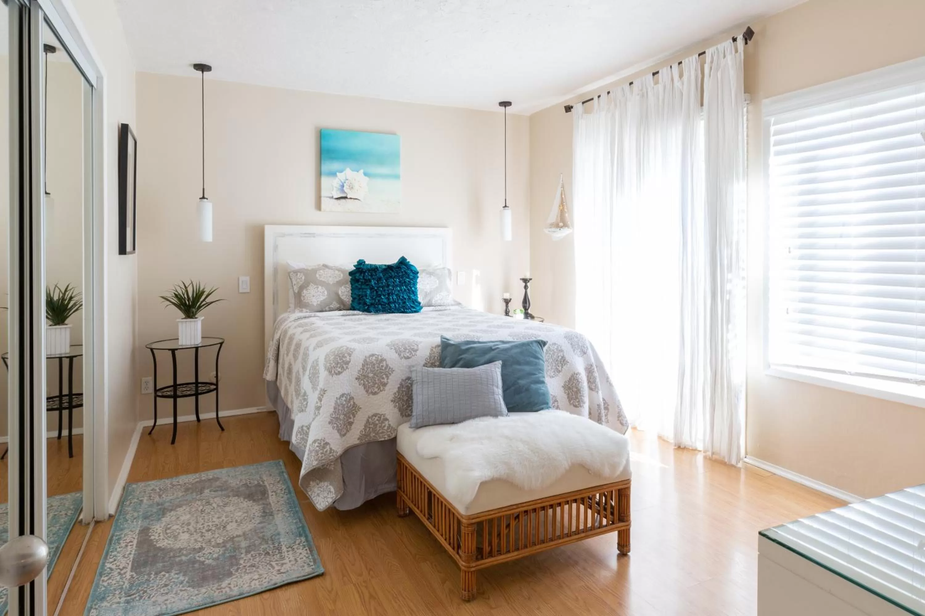 Bed in Beachwalk Villas