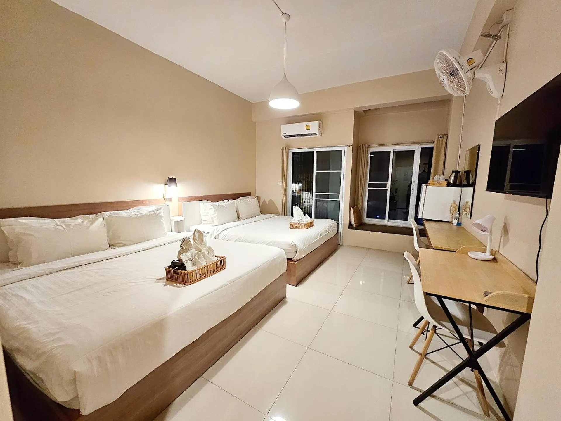 Bed in Habitat Hotel