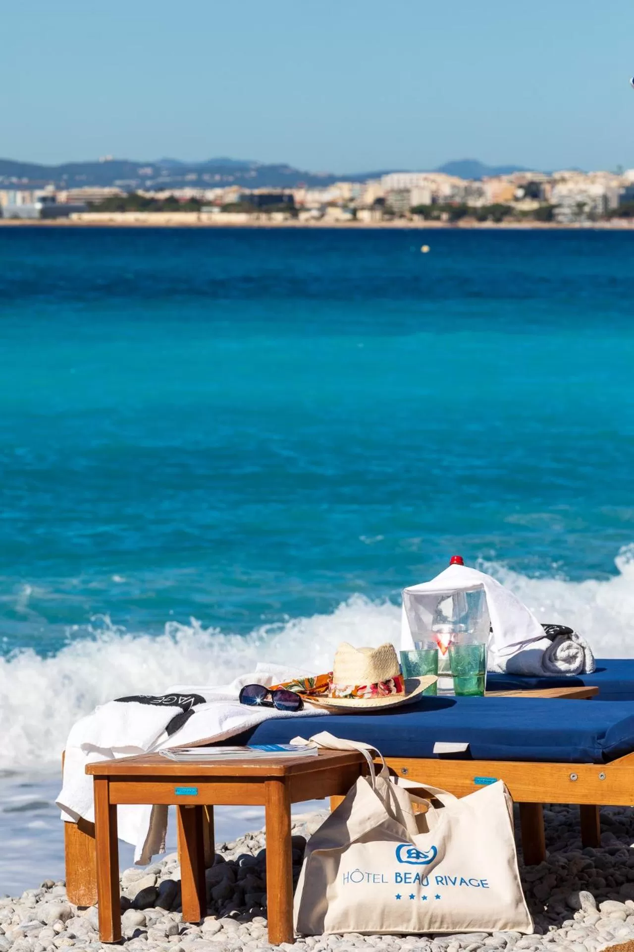 Beach in Hotel Beau Rivage