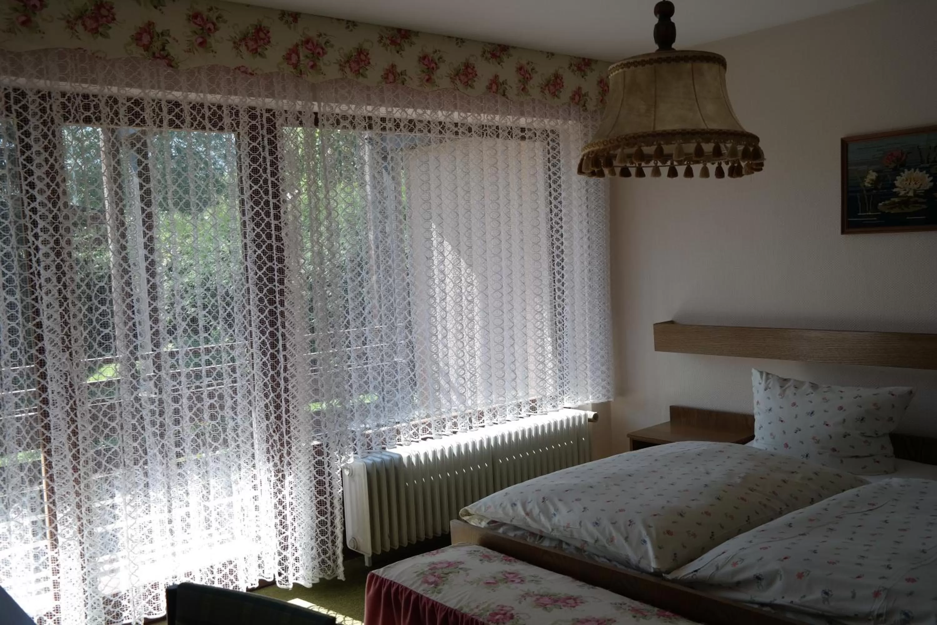 Bed in Herzog's Ulsterbrücke Garni Hotel