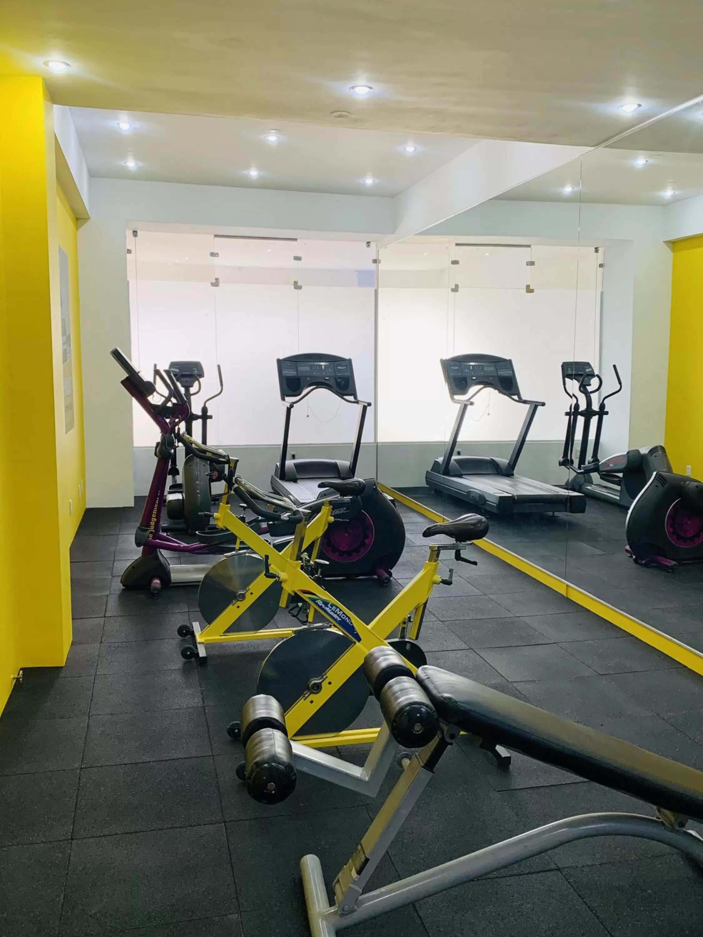 Fitness centre/facilities in Delfines Apart Hotel