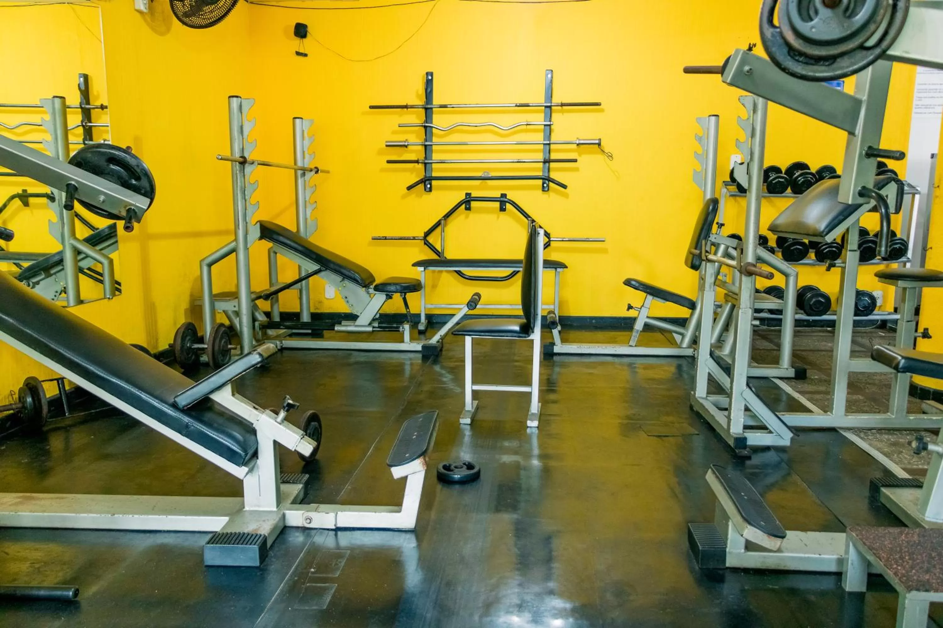 Fitness centre/facilities in Bosque do Porto Praia Hotel