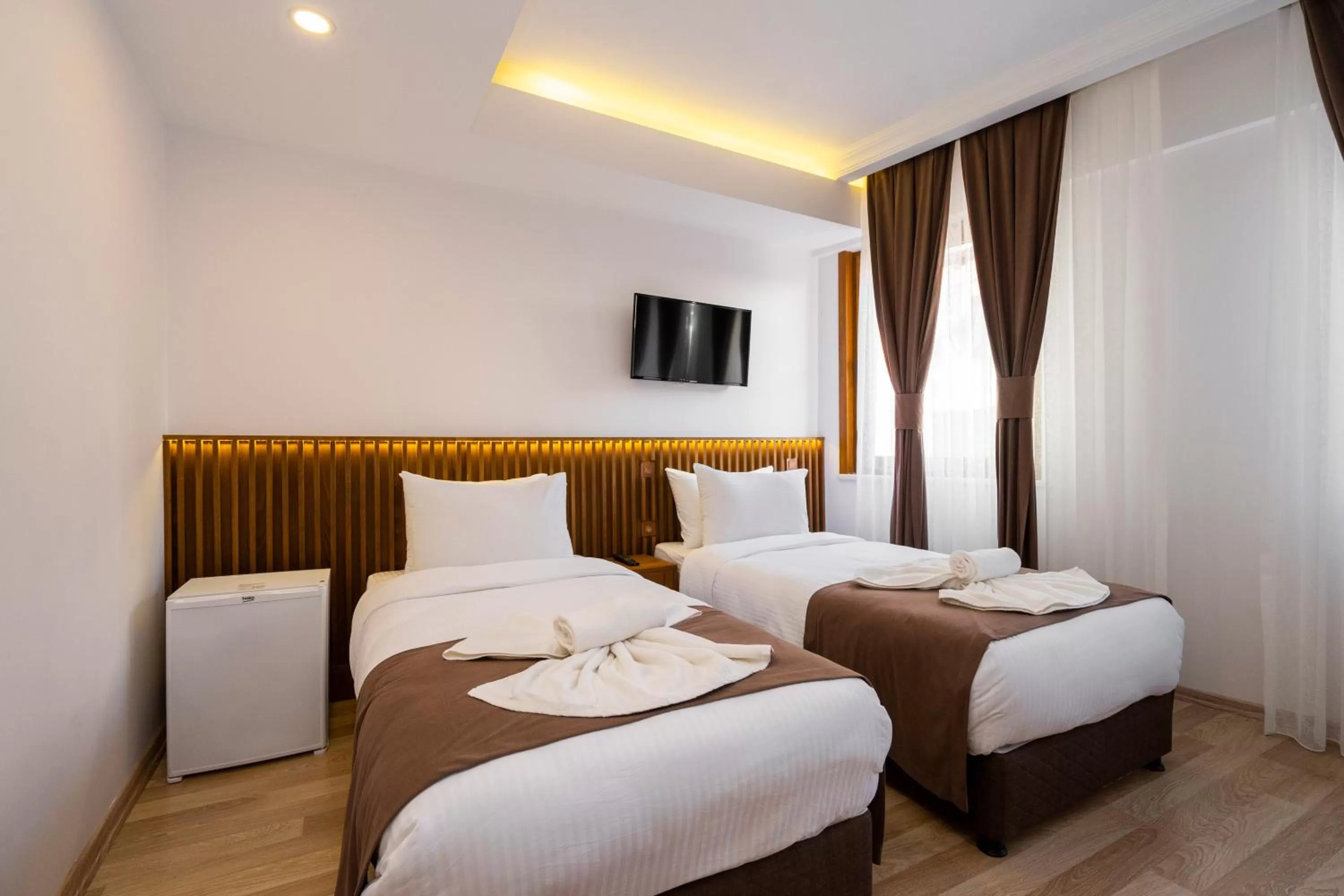 Bed in Castillo Rojo Hotel Istanbul