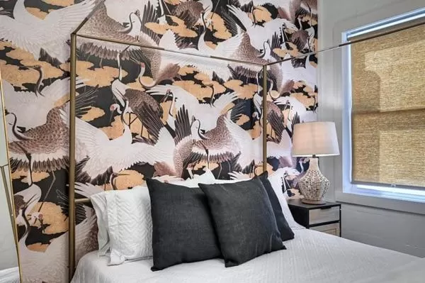 Bed in THe Oleander Hotel Room Number 4