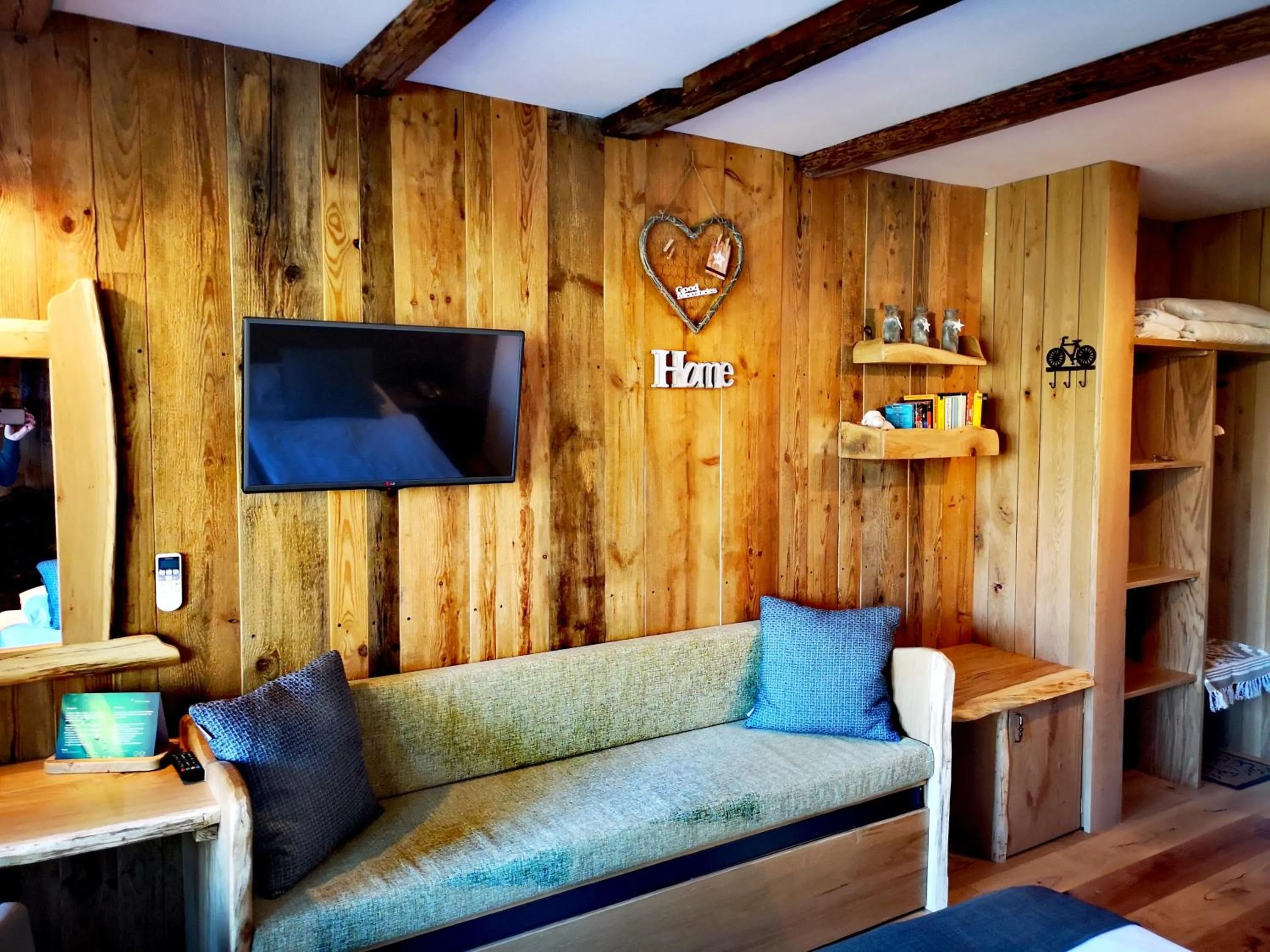 Seating area in Ribno Alpine Hotel