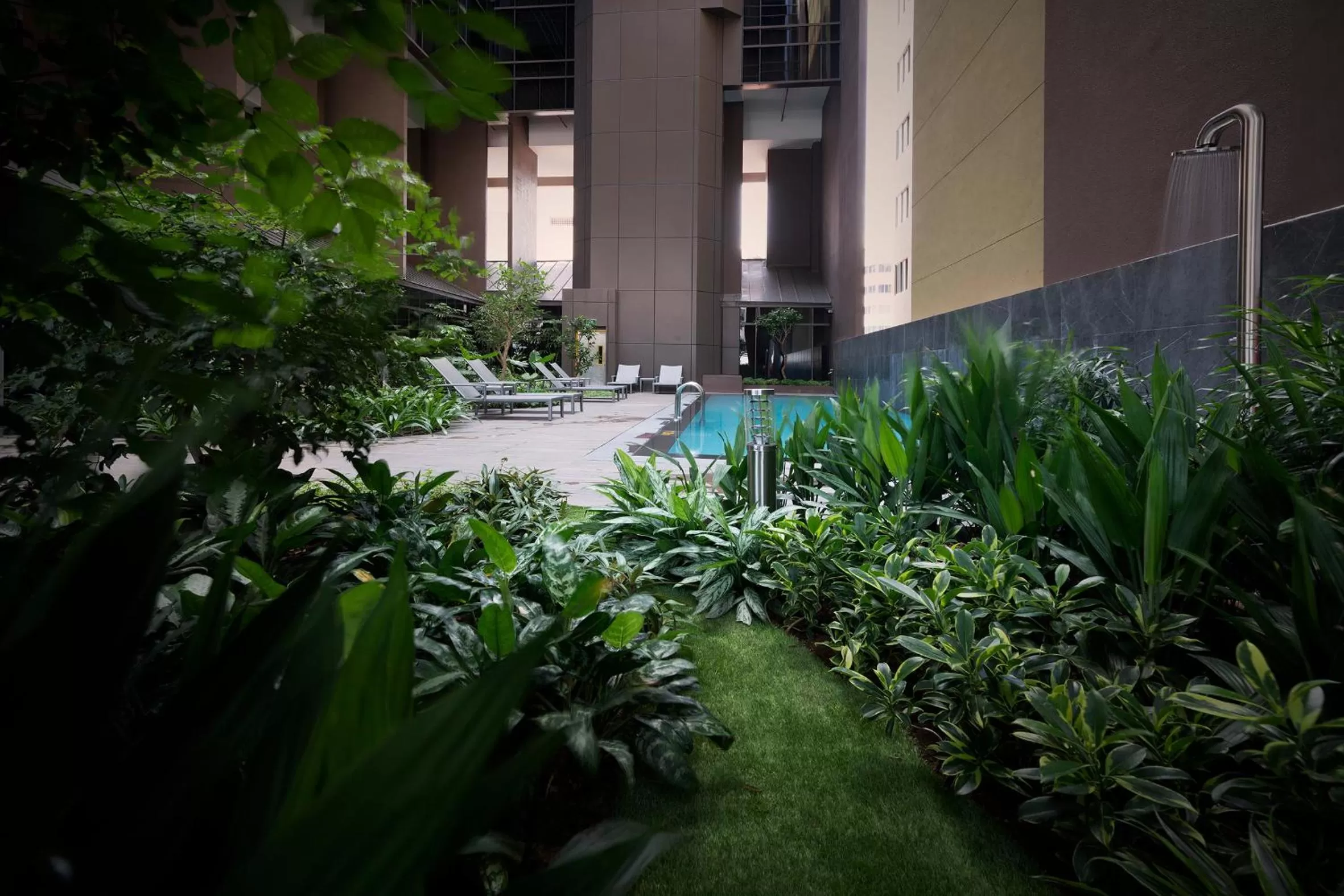 Garden in Hotel Mi Bencoolen