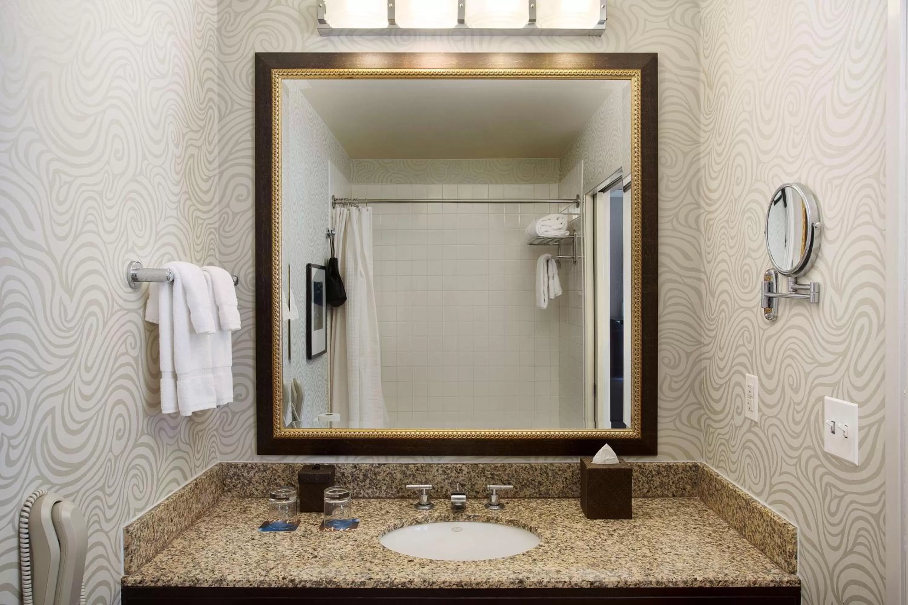 Bathroom in Juniper Hotel Cupertino, Curio Collection by Hilton
