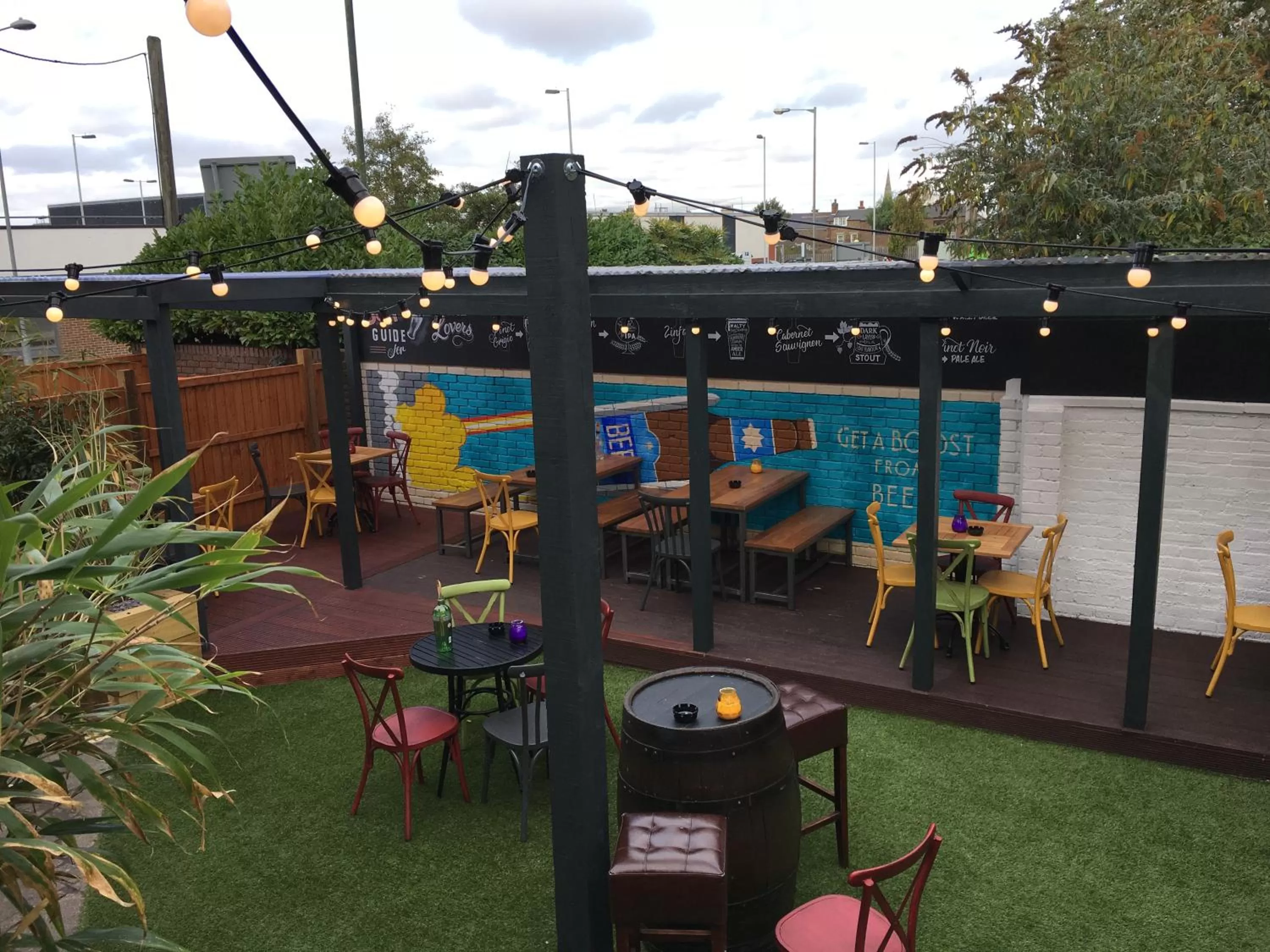 Patio in Queen Street Tap