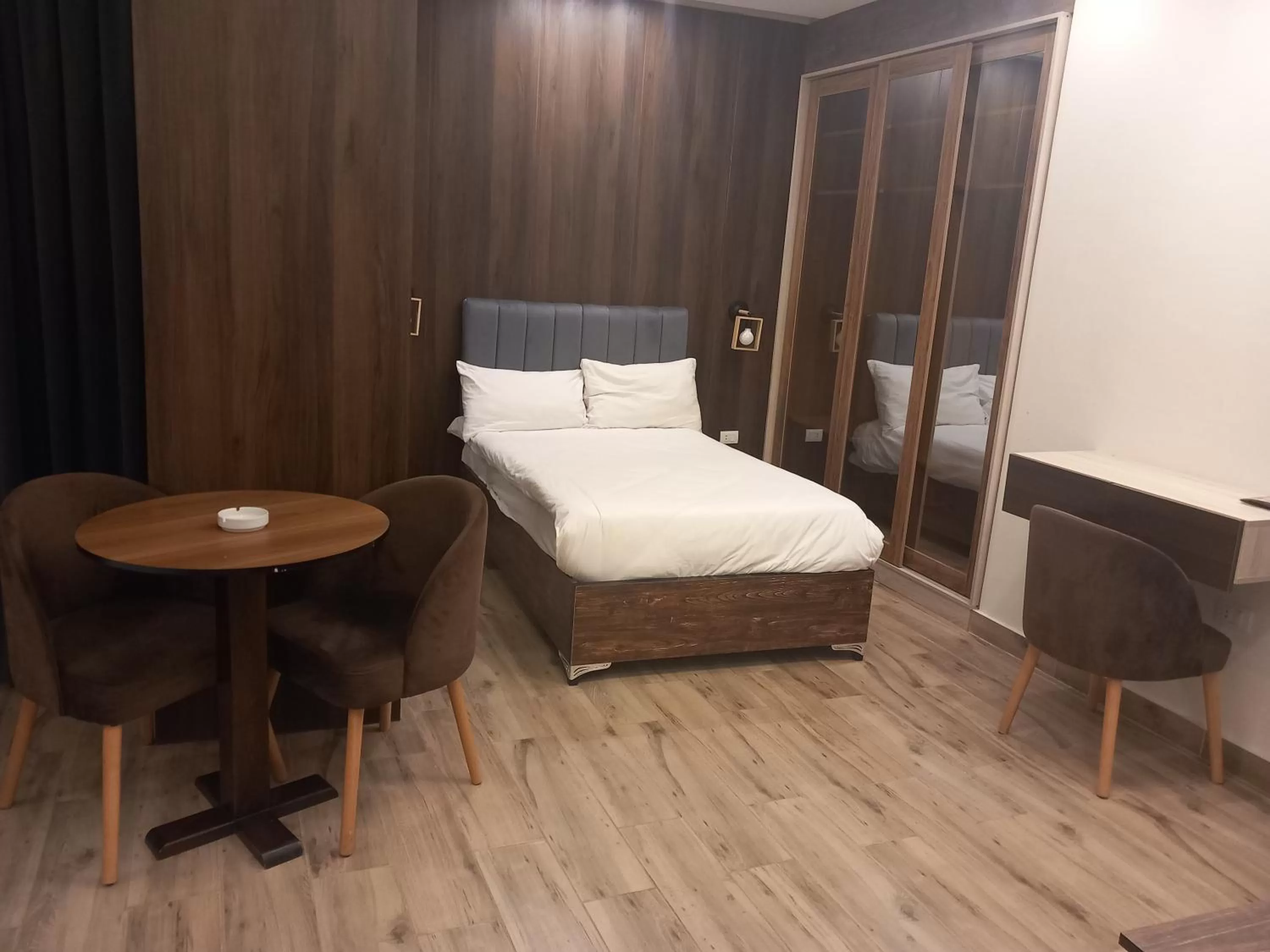 Bed in Sofia Pyramids Hotel