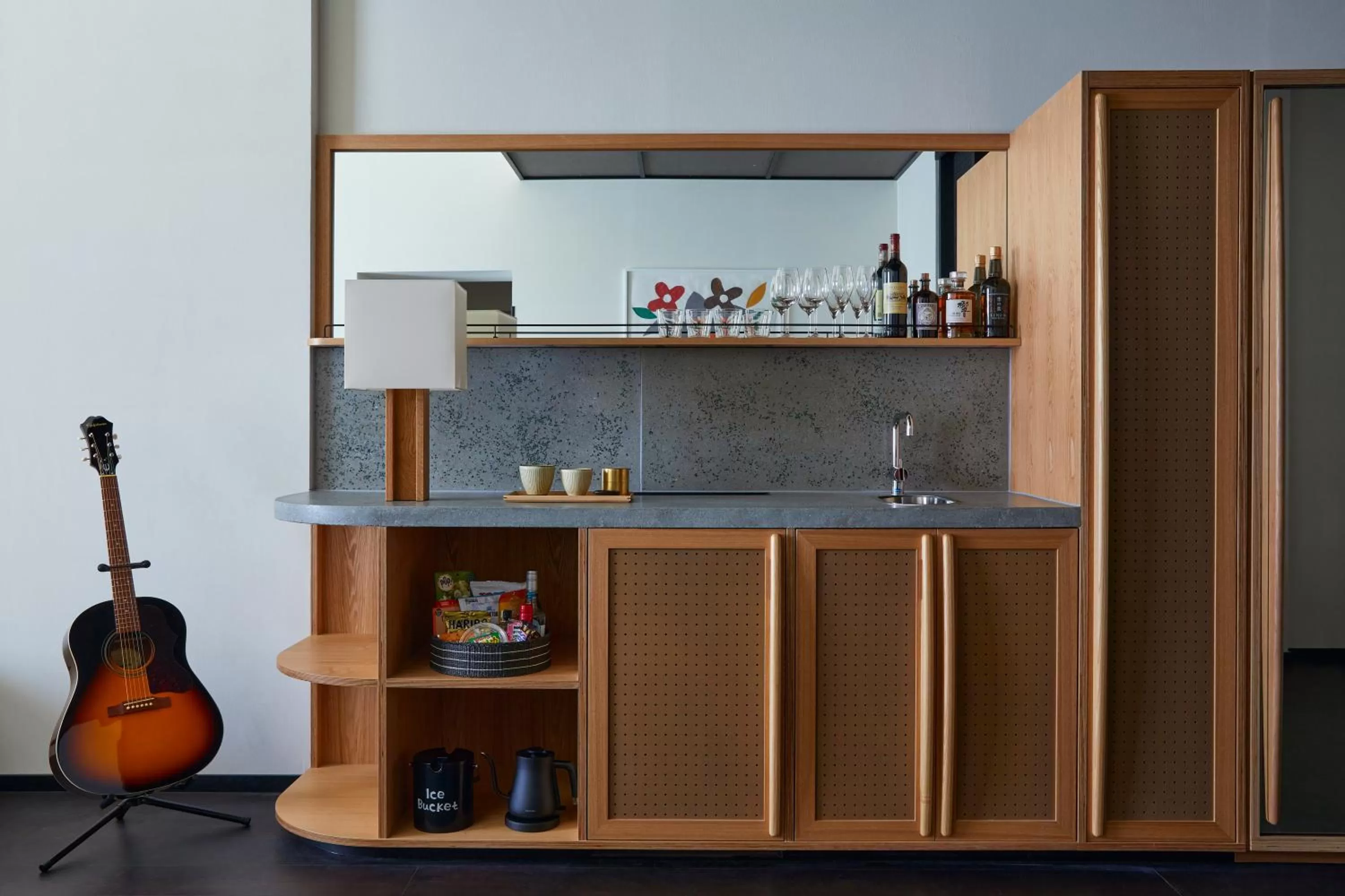 Photo of the whole room in Ace Hotel Kyoto