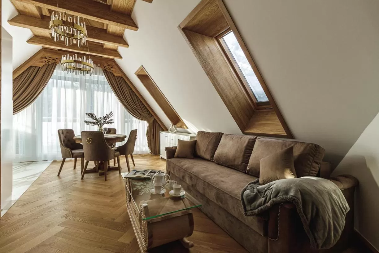 Living room, Seating Area in Jagiellońska Residence