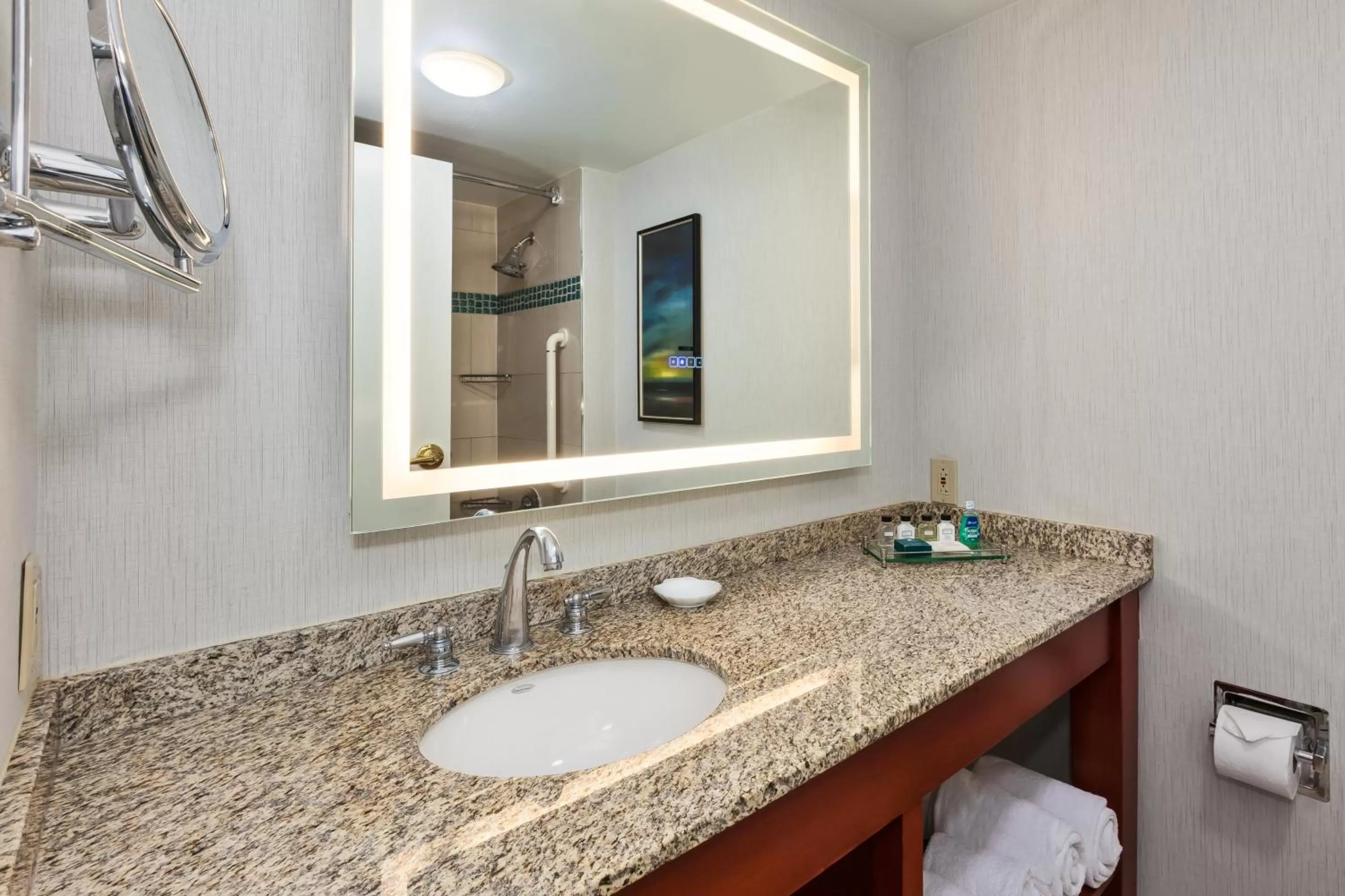 Bathroom in Crowne Plaza Dulles Airport by IHG