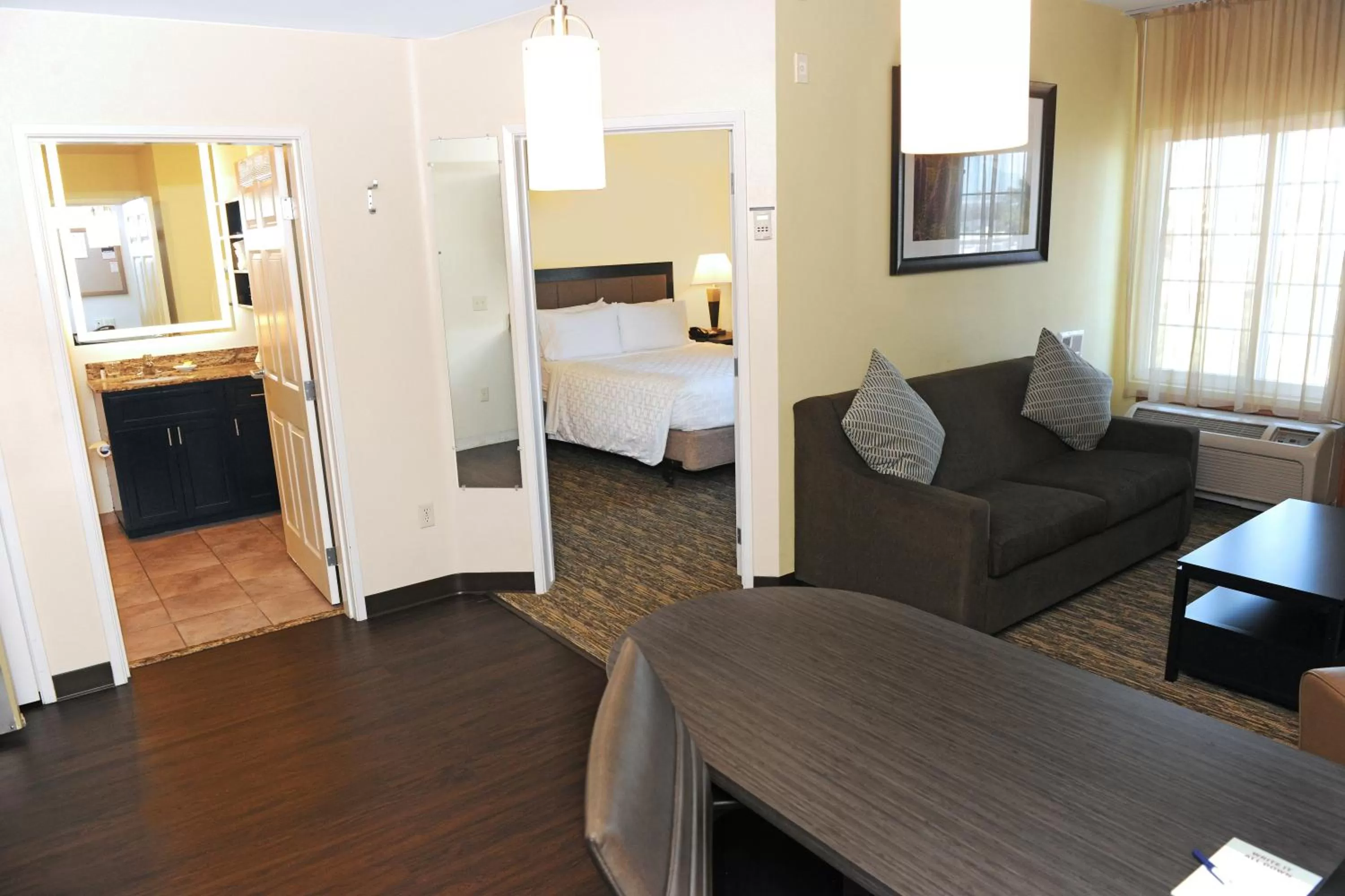 Photo of the whole room, Bed in Candlewood Suites Santa Maria by IHG