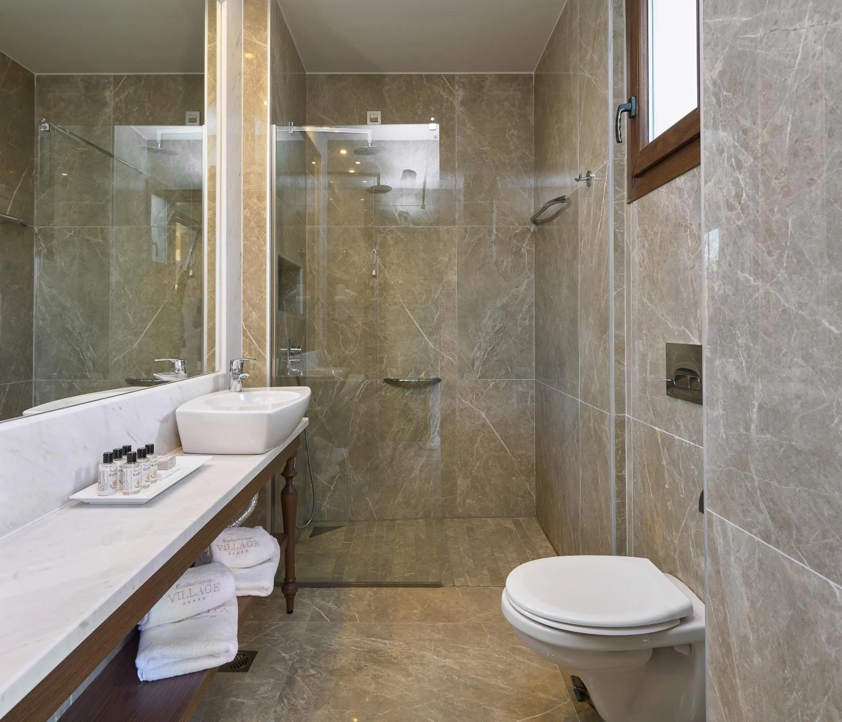 Shower in Mediterranean Village Hotel & Spa