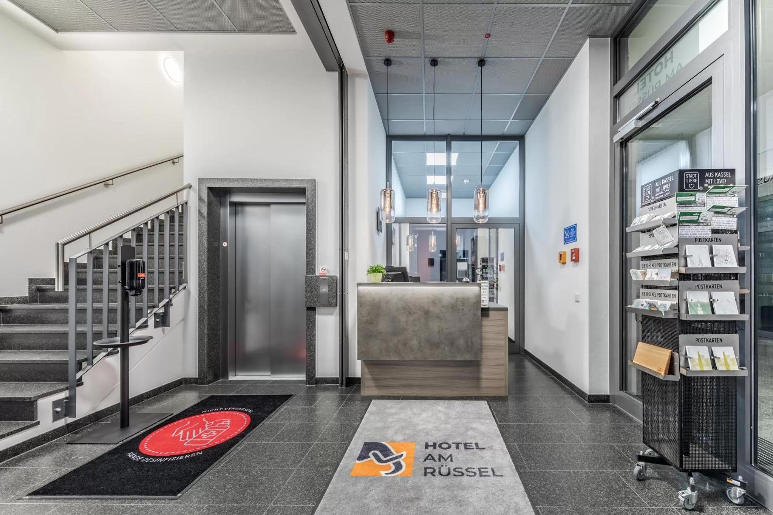 Lobby or reception in Hotel am Rüssel