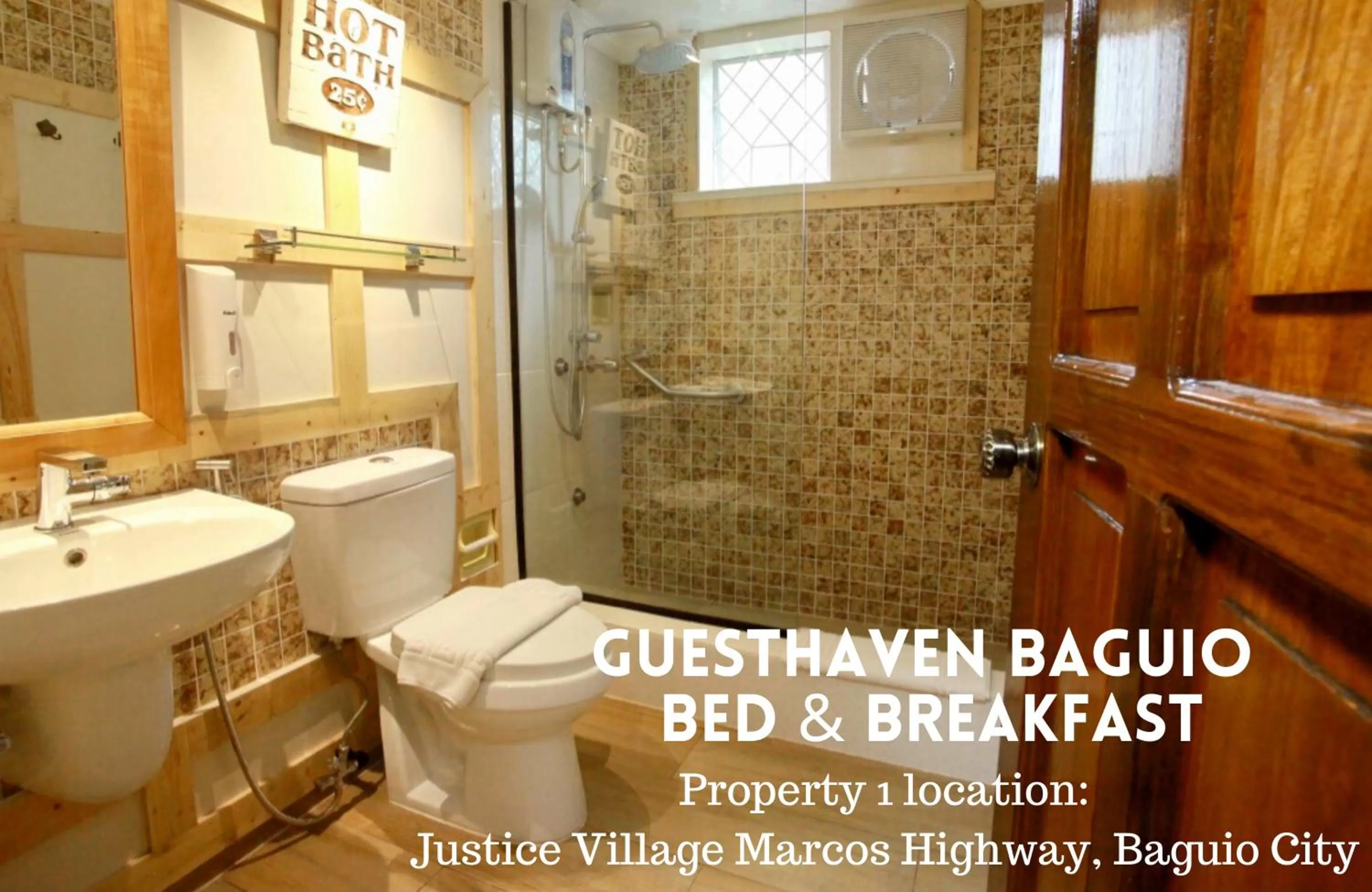 Bathroom in Guesthaven Baguio Bed and Breakfast